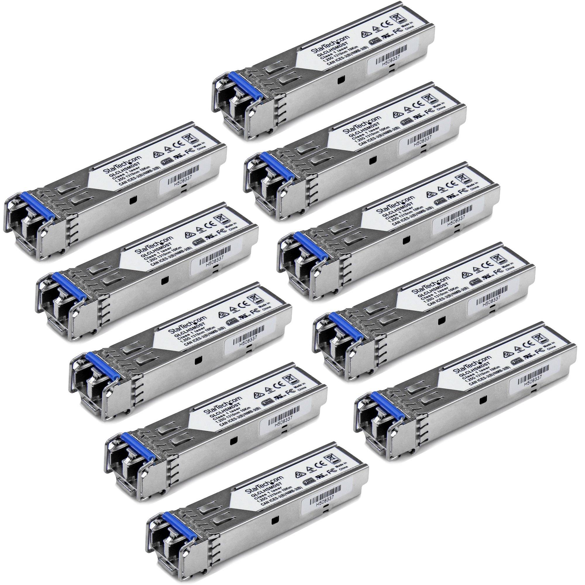 Rca Informatique - image du produit : GIGABIT FIBER SFP - 10 PACK IN                               IN