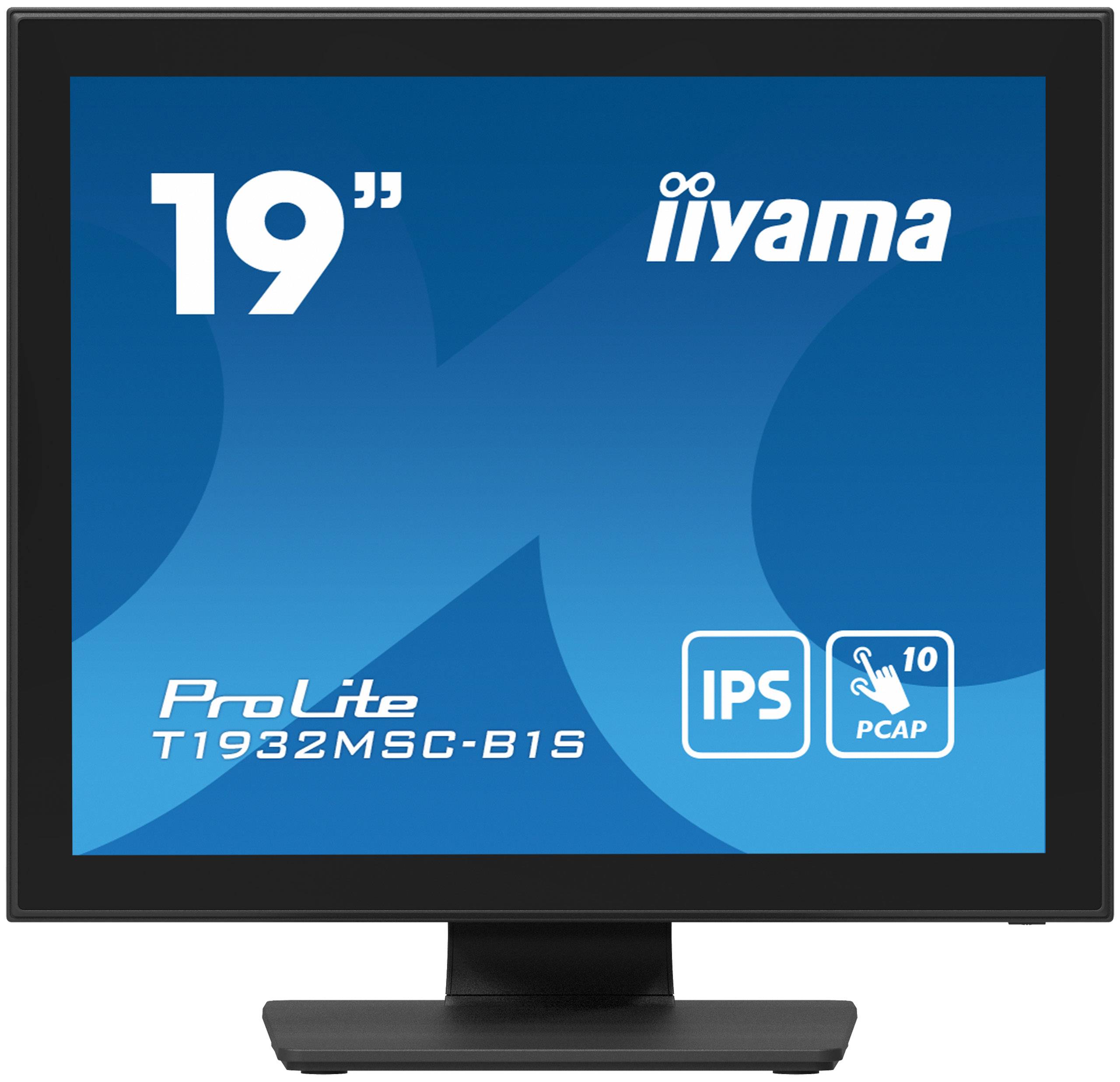 Rca Informatique - image du produit : T1932MSC-B1S 19IN IPS 1280X1024 PCAP/250CD/HDMI/DP/VGA