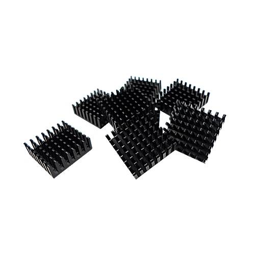 Rca Informatique - image du produit : HEATSINK FOR M.2 SSD MODULE 14X14MM BLACK SELFADHESIVE 8 PCS