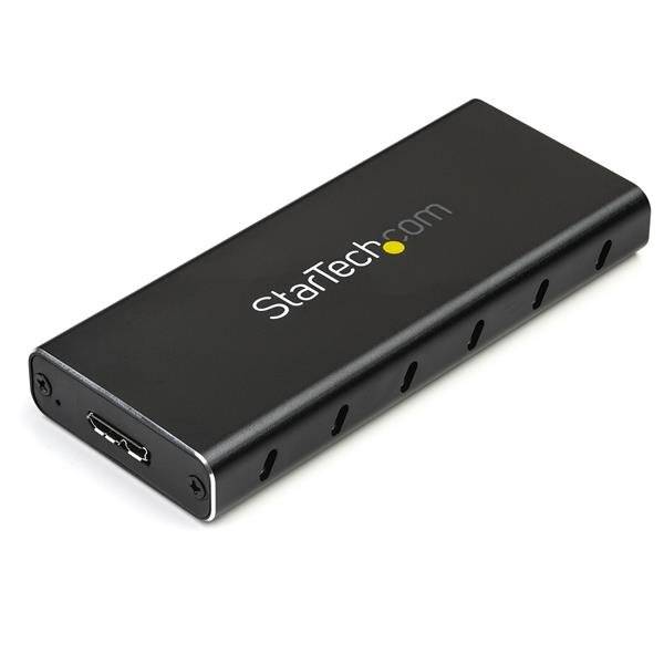 Rca Informatique - Image du produit : BOITIER USB 3.1 POUR SSD SATA M.2 NGFF AVEC CABLE USB-C