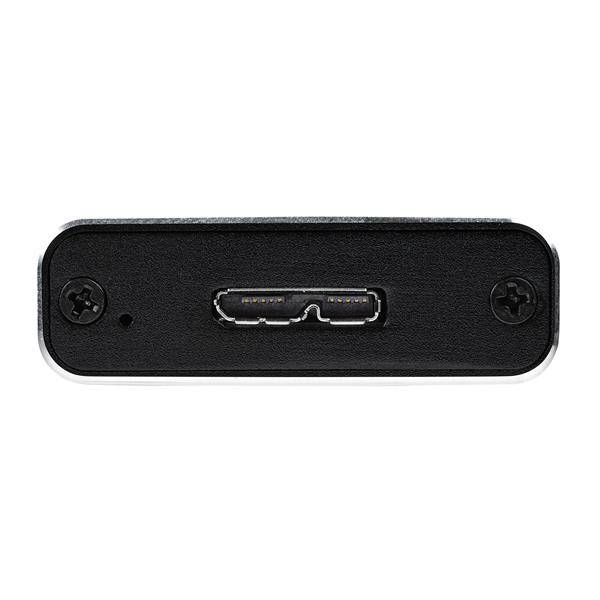 Rca Informatique - image du produit : BOITIER USB 3.1 POUR SSD SATA M.2 NGFF AVEC CABLE USB-C