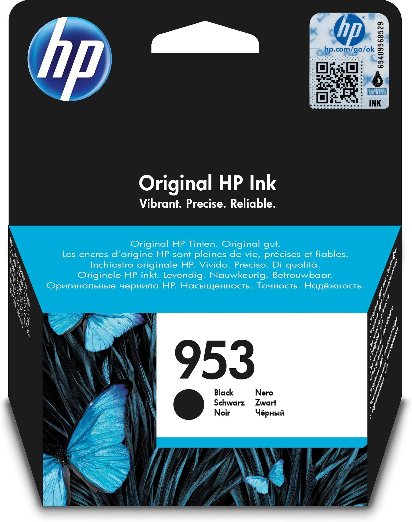 Rca Informatique - Image du produit : INK CARTRIDGE NO 953 BLACK DE/FR/BE/NL/UK/IT/SE