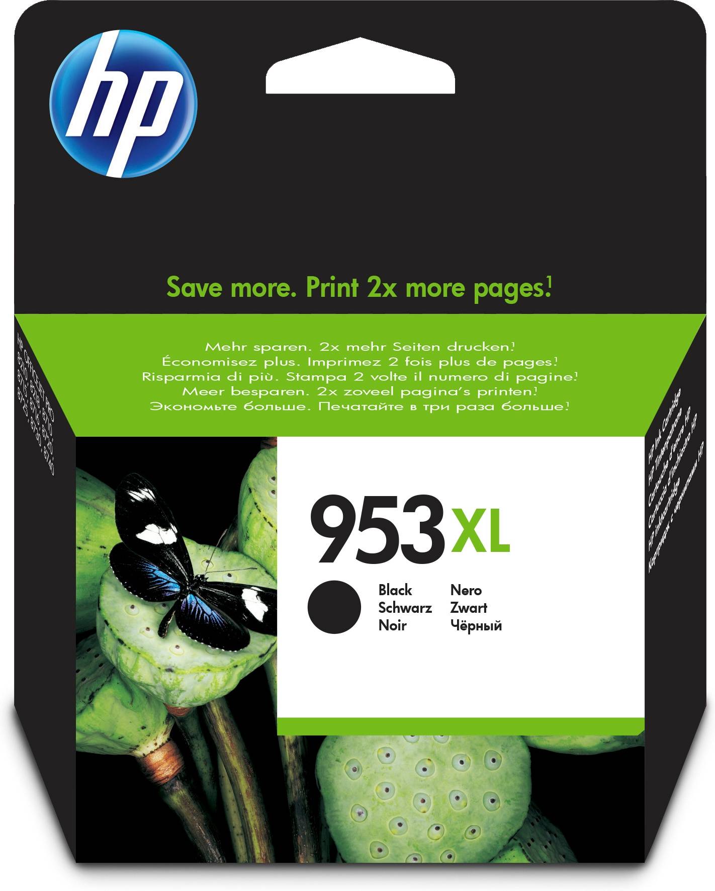 Rca Informatique - Image du produit : INK CARTRIDGE NO 953XL BLACK DE/FR/BE/NL/UK/IT/SE