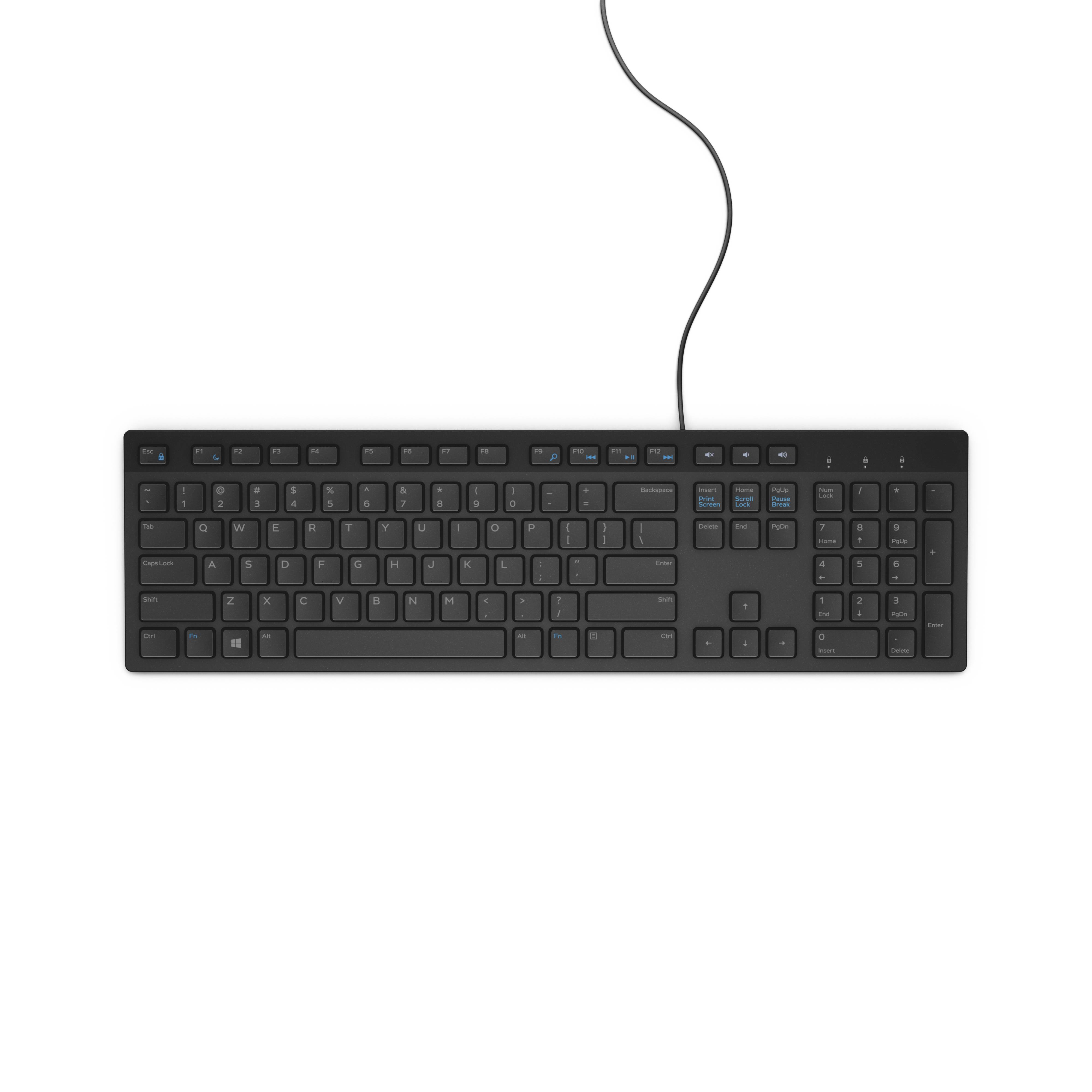 Rca Informatique - image du produit : DELL CLAVIER MULTIMEDIA -KB216 FR AZERTY - NOIR FR