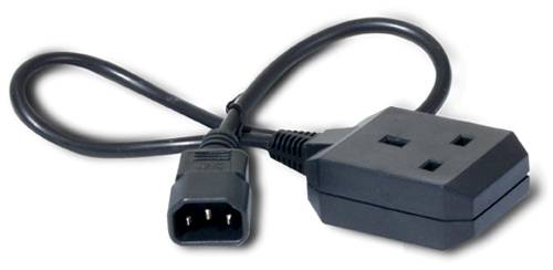 Rca Informatique - Image du produit : POWER CORD IEC 320 C14 TO UK RECEPTACLE