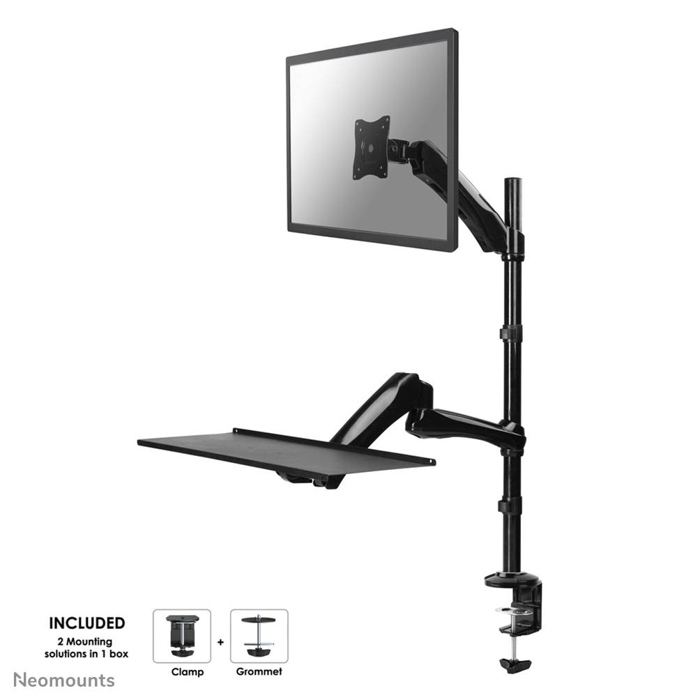 Rca Informatique - Image du produit : FLATSCREEN KEYBOARD MOUNT MOUSE DESK MOUNT CLAMP