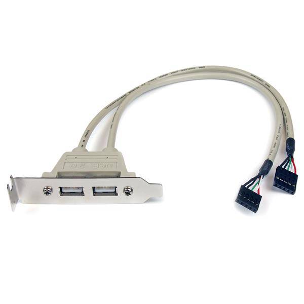 Rca Informatique - Image du produit : EQUERRE USB 2 PORTS ADAPTATEUR SLOT USB - FAIBLE ENCOMBREMENT