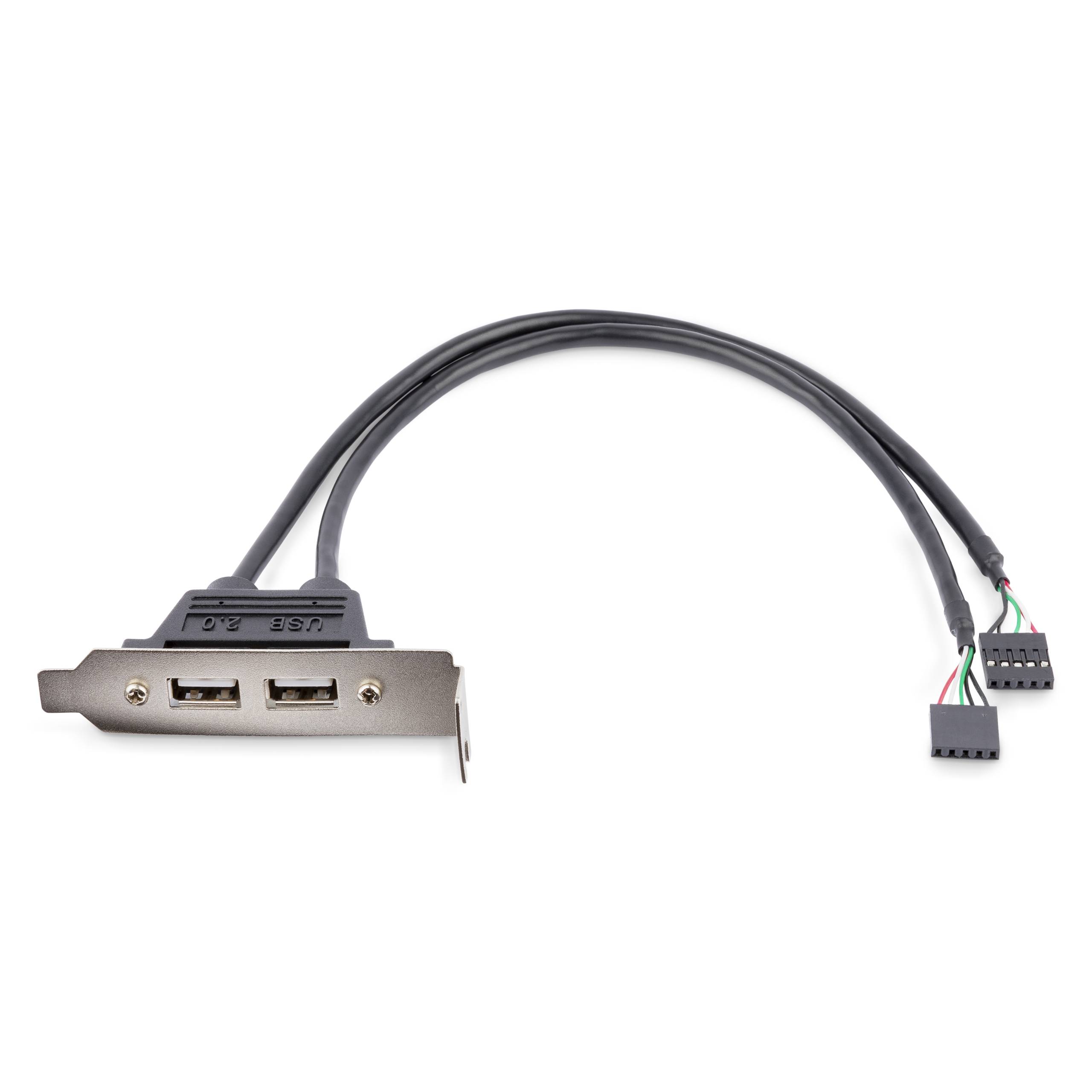 Rca Informatique - image du produit : EQUERRE USB 2 PORTS ADAPTATEUR SLOT USB - FAIBLE ENCOMBREMENT