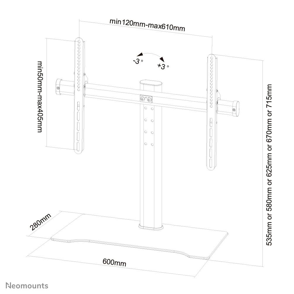 Rca Informatique - image du produit : FLATSCREEN DESK MOUNT STAND/FOOT