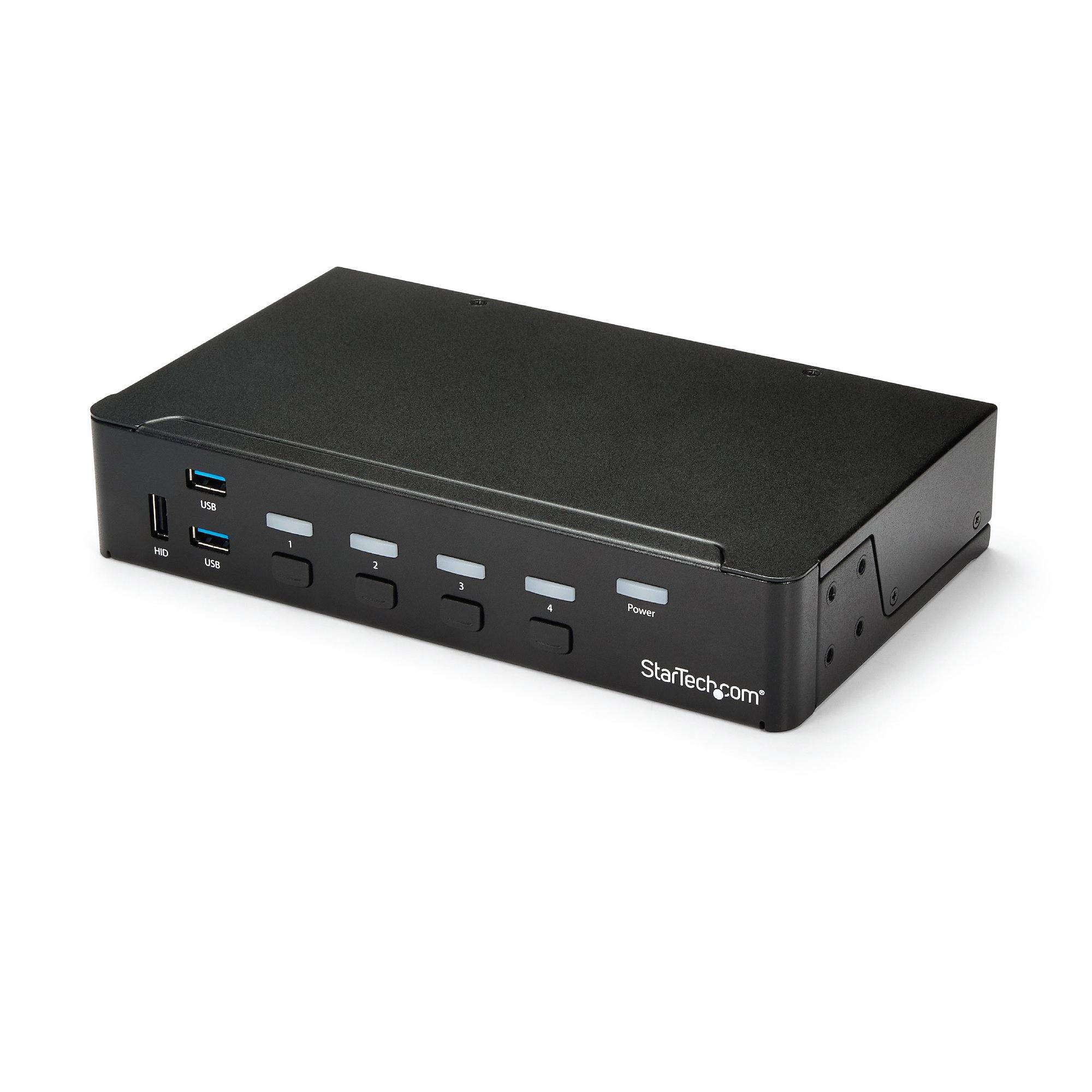 Rca Informatique - Image du produit : SWITCH KVM USB HDMI A 4 PORTS AVEC HUB USB 3.0 - 1080P