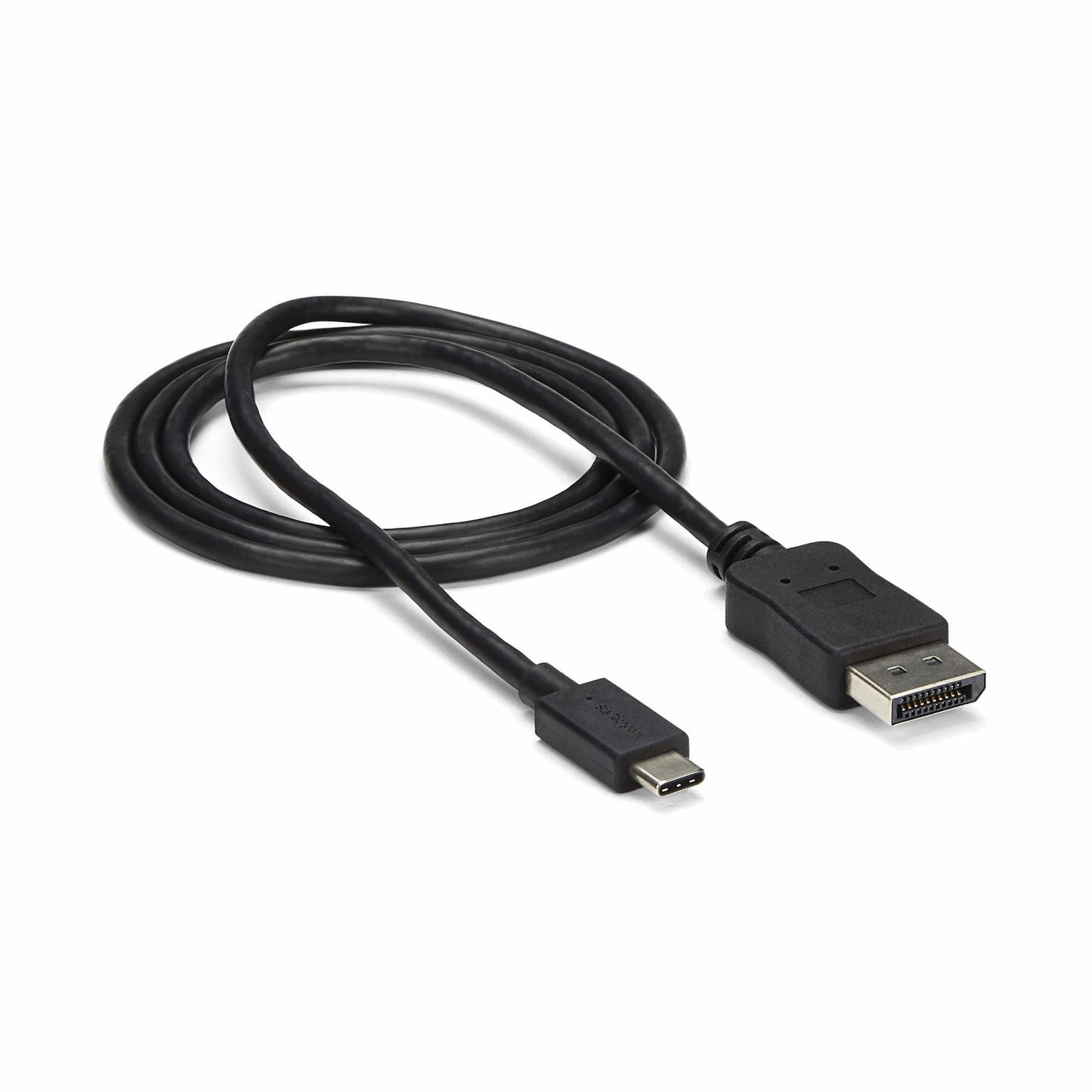 Rca Informatique - image du produit : CABLE ADAPTATEUR USB TYPE-C VERS DISPLAYPORT DE 1 M - 4K