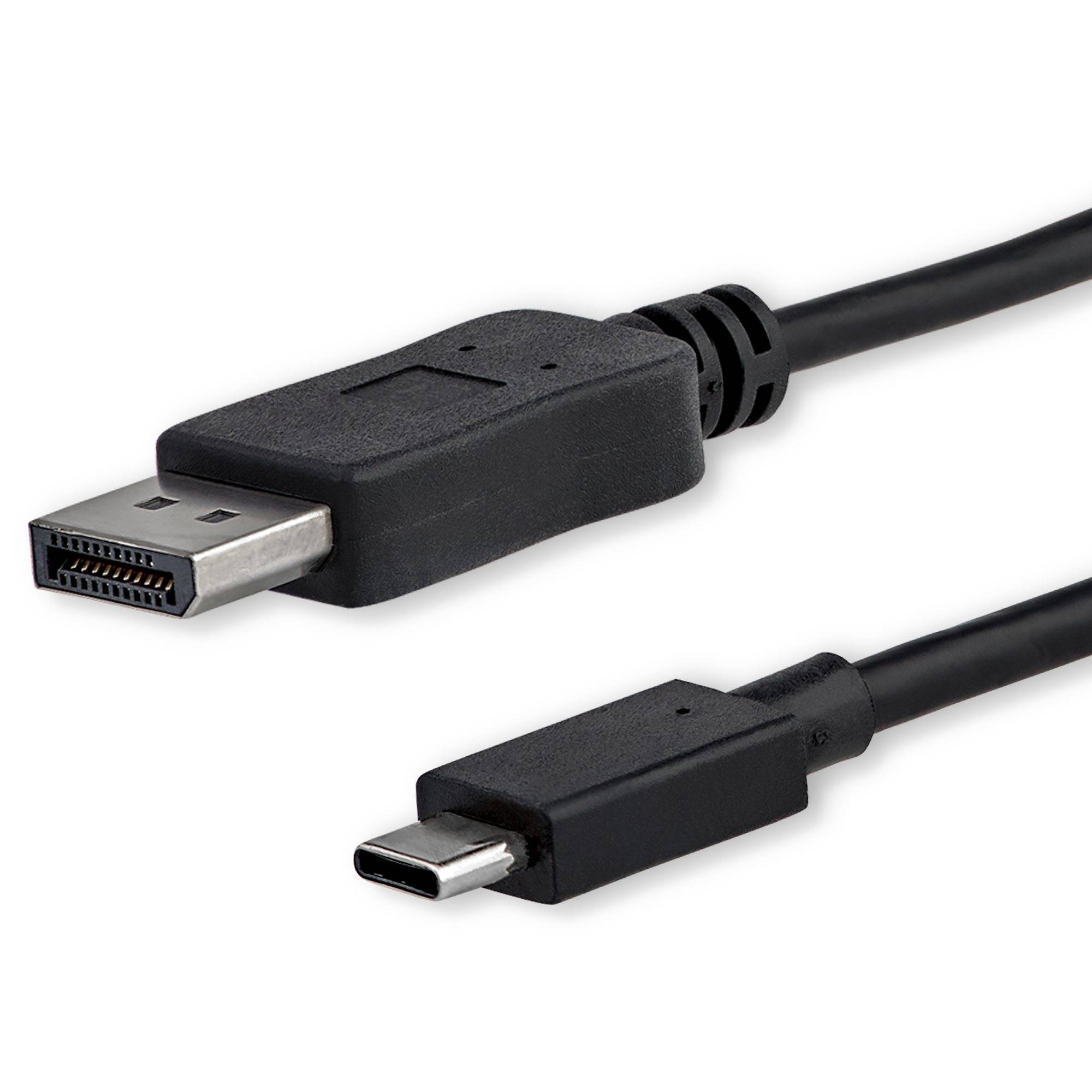 Rca Informatique - image du produit : CABLE ADAPTATEUR USB TYPE-C VERS DISPLAYPORT DE 1 M - 4K