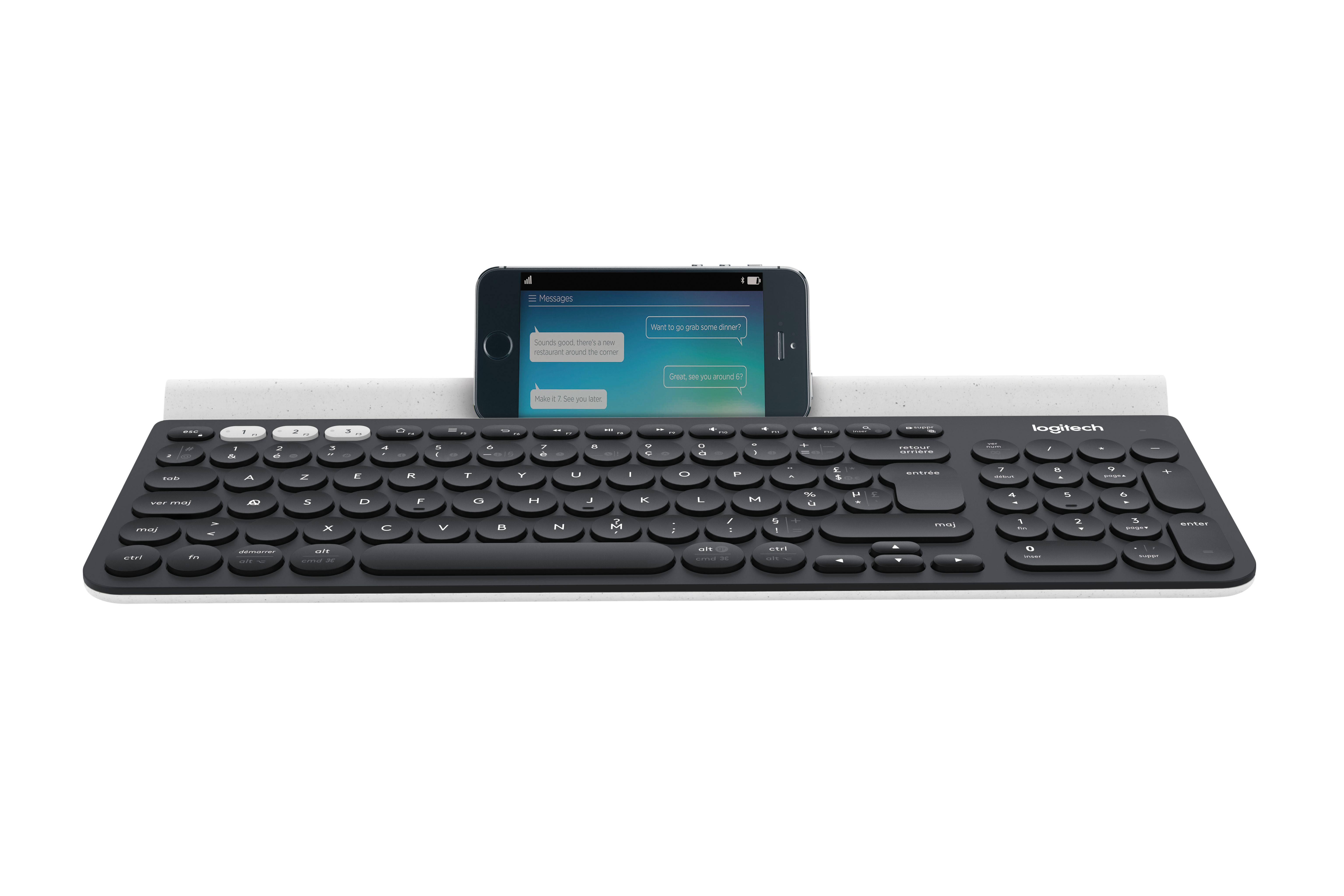 Rca Informatique - image du produit : K780 MULTI-DEVICE BLUETOOTH KEYB. FRA-2.4GHZ/BT-CENTRAL      FR