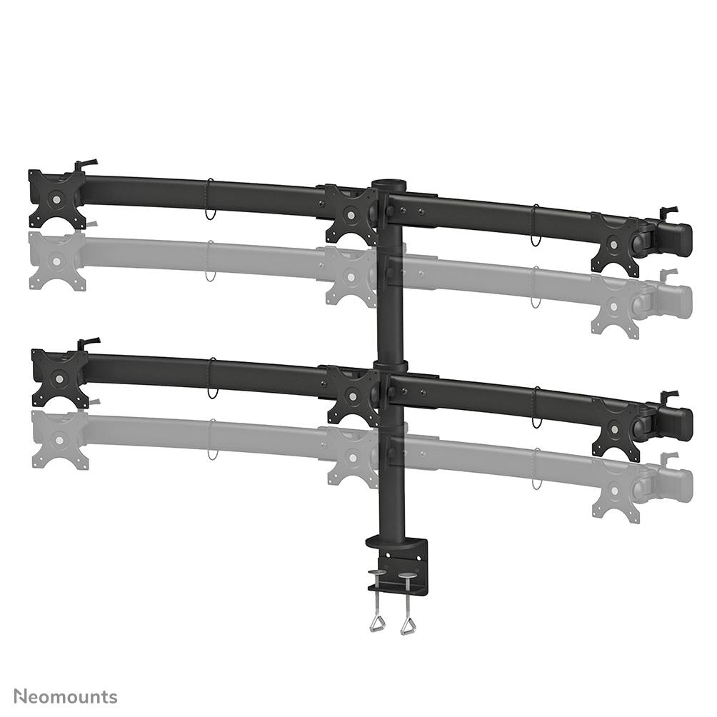 Rca Informatique - image du produit : DESK MOUNT FOR 6SCREENS 19-27IN FLATSCREEN DESK MOUNT CLAMP