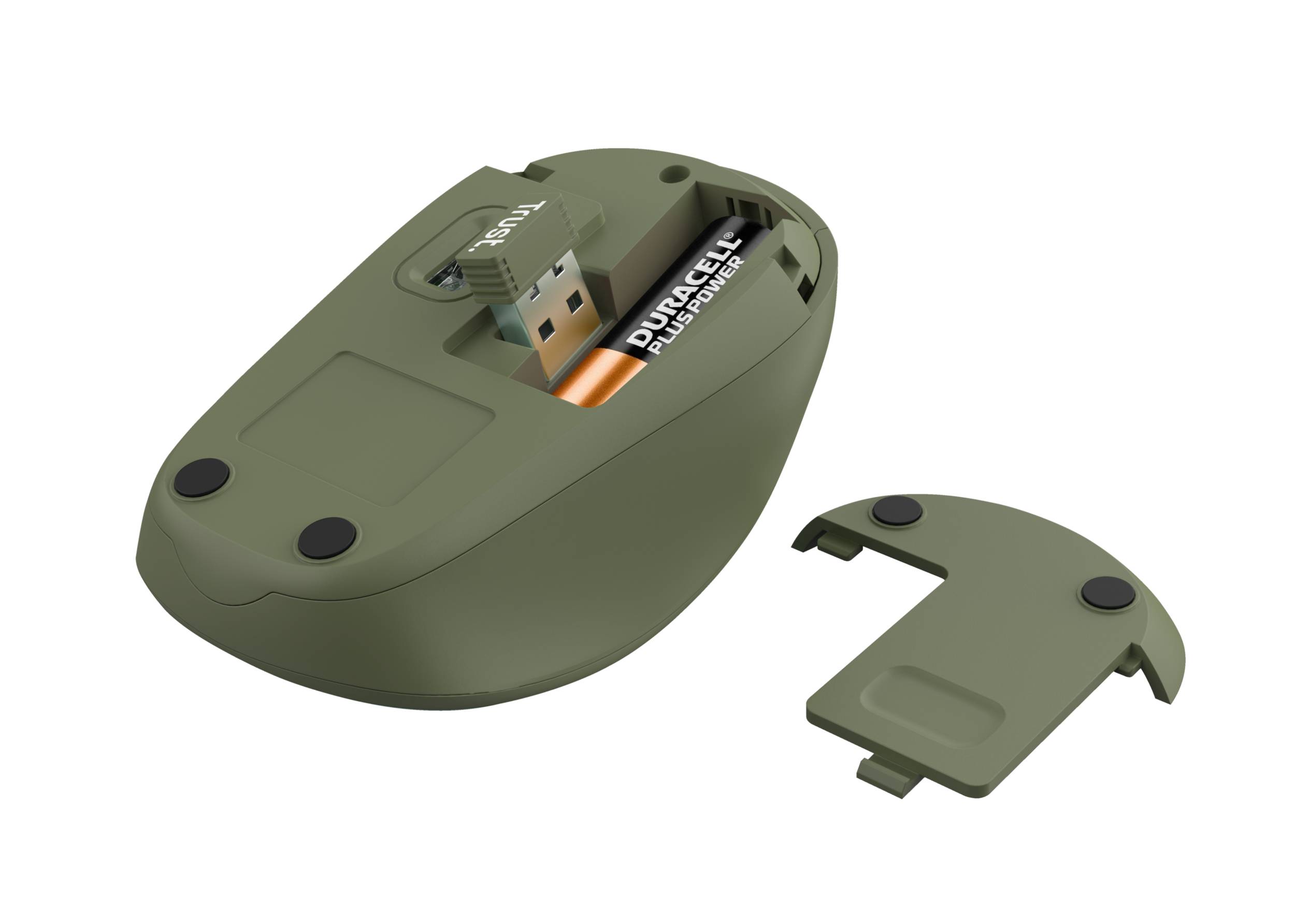 Rca Informatique - image du produit : YVI+ WIRELESS MOUSE ECO GREEN