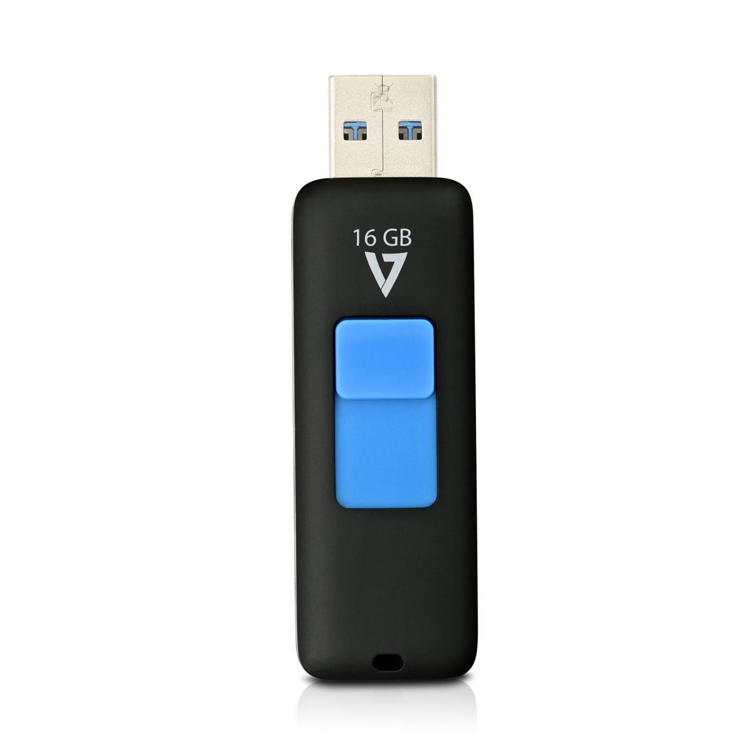 Rca Informatique - Image du produit : CLE USB 3.0 16GB BLAC CONNECTEUR RETRACTABLE