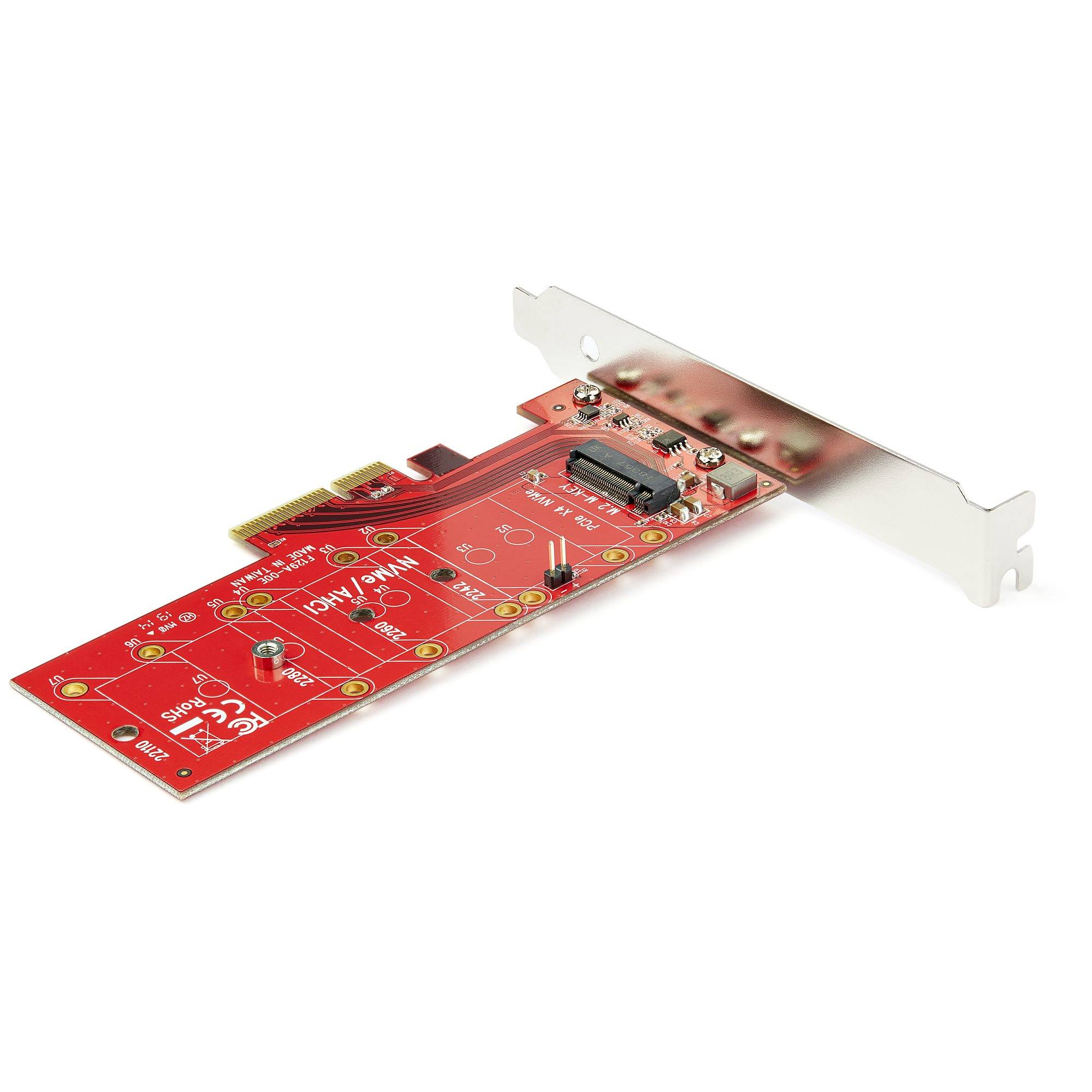 Rca Informatique - image du produit : ADAPTATEUR PCI EXPRESS X4 VERS SSD M.2 PCIE (NVME OU AHCI)