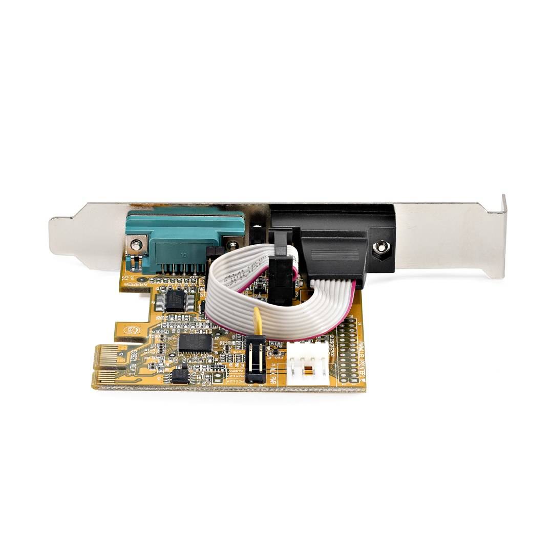 Rca Informatique - image du produit : PCIE DUAL SERIAL PORT CARD - 16C1050 UART 5V/12V STATUS LIGHT