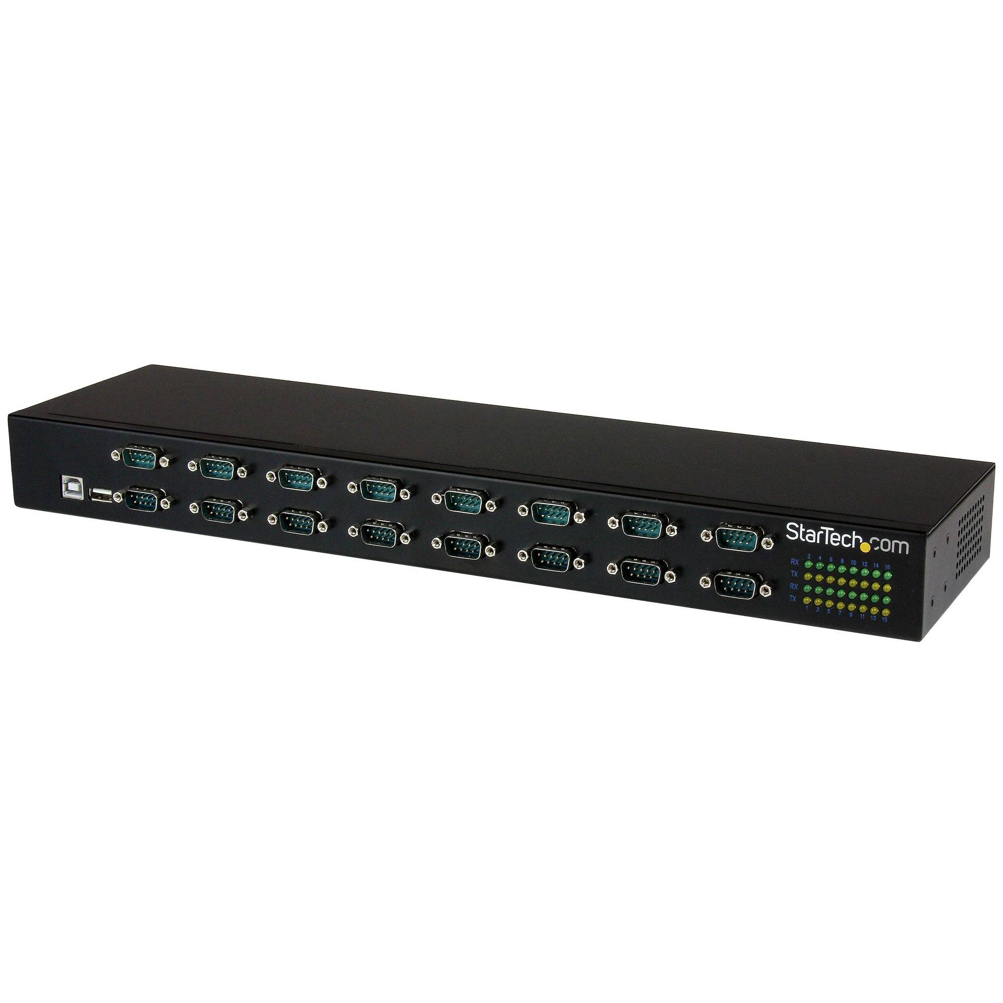 Rca Informatique - image du produit : HUB SERIE RS232 16 PORTS - ADAPTATEUR USB 16X DB9 RS232