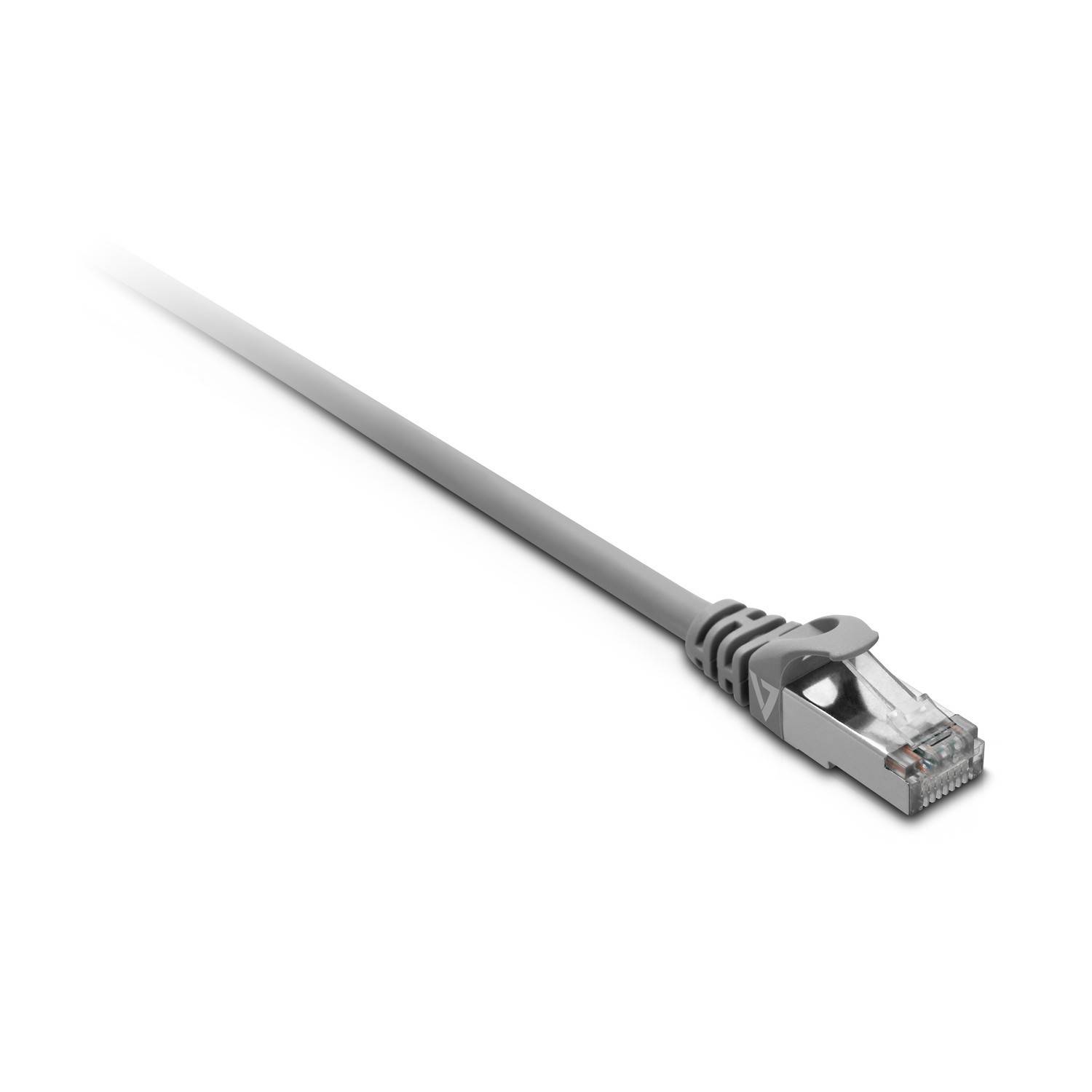 Rca Informatique - image du produit : CABLE RJ45 CAT7 SFTP GRIS 5M 100 CUIVRE