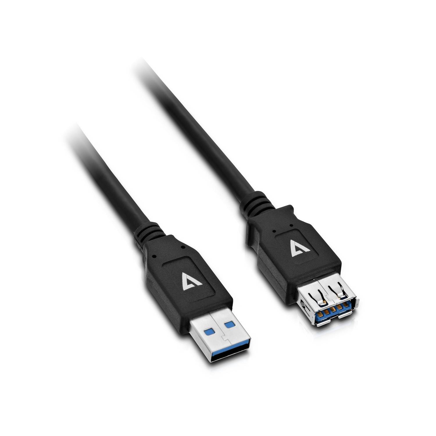 Rca Informatique - image du produit : USB 3.2 GEN1 A EXT CABLE 2M BLK USB A DATA EXTENSION CABLE 5GBPS