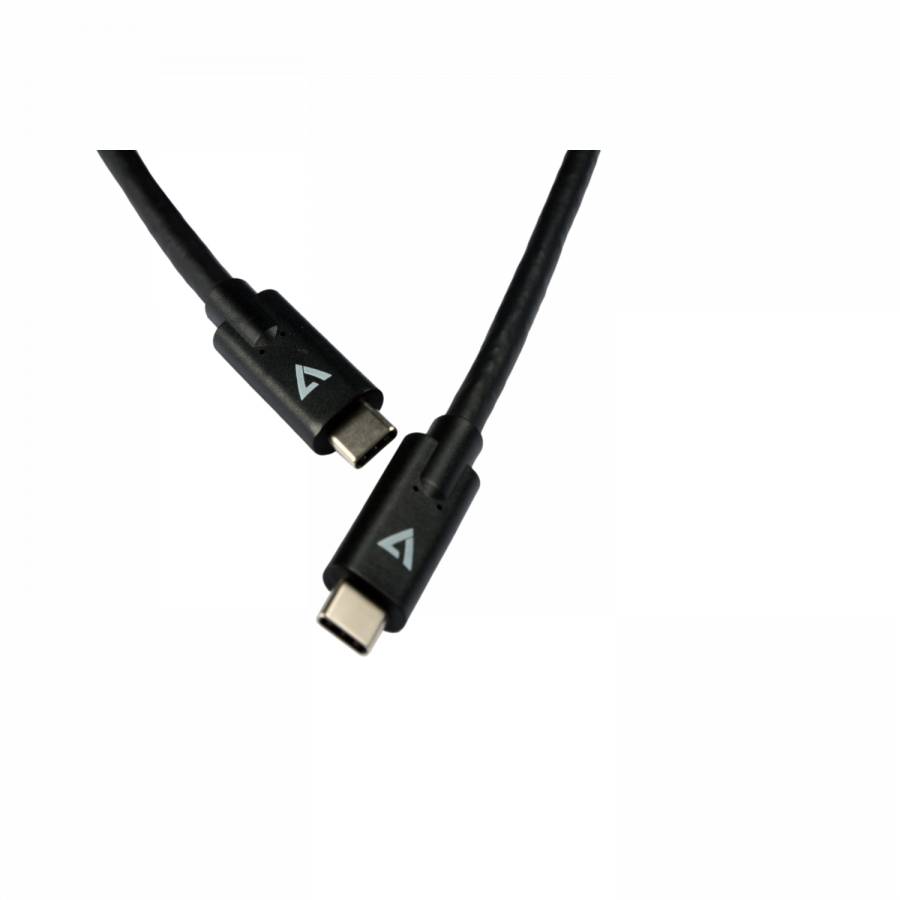 Rca Informatique - image du produit : USB-C 3.2 GEN1 CABLE 2M BLACK USB-C DATA PWR CABLE 5GBPS 5A