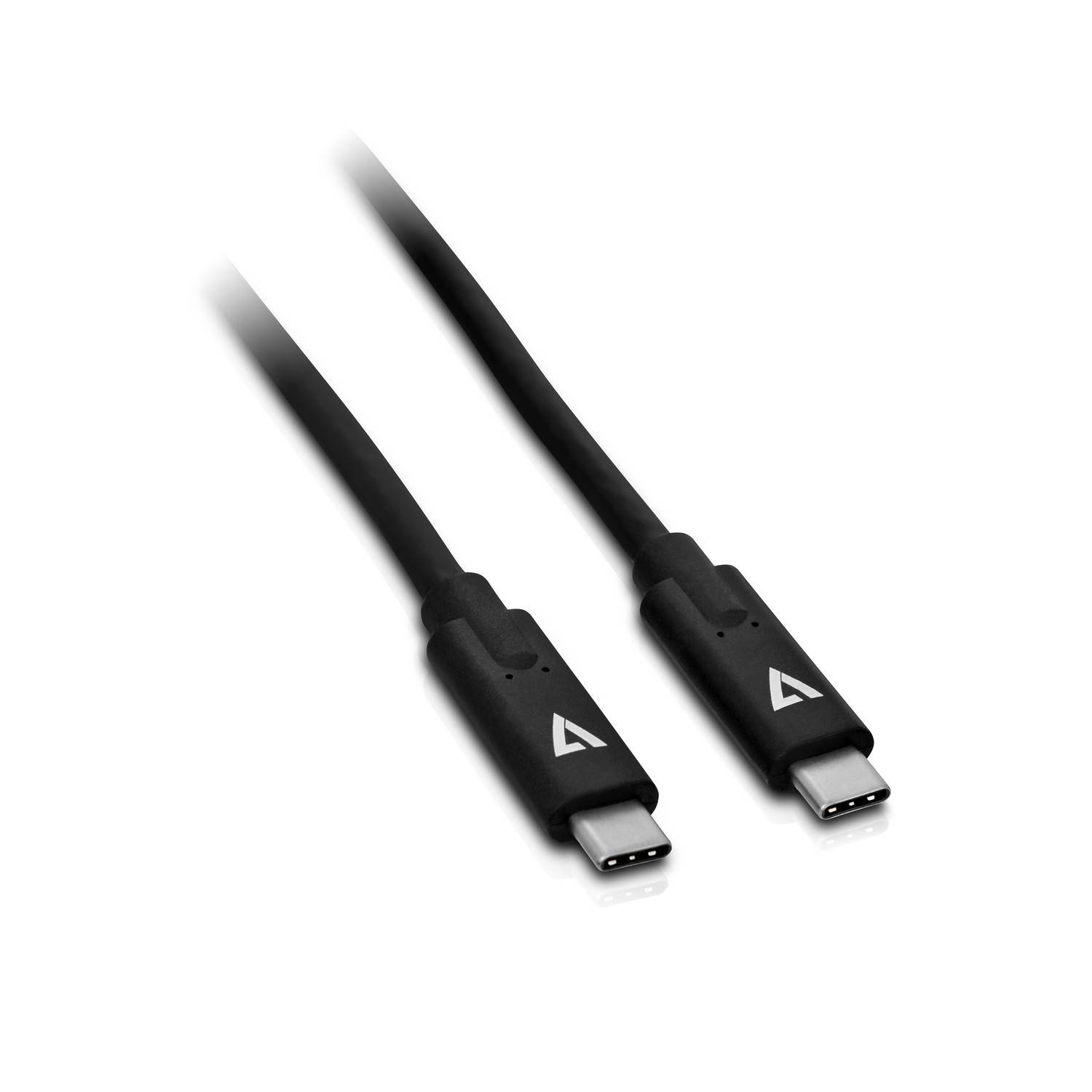 Rca Informatique - Image du produit : USB-C 3.2 GEN1 CABLE 2M BLACK USB-C DATA PWR CABLE 5GBPS 5A