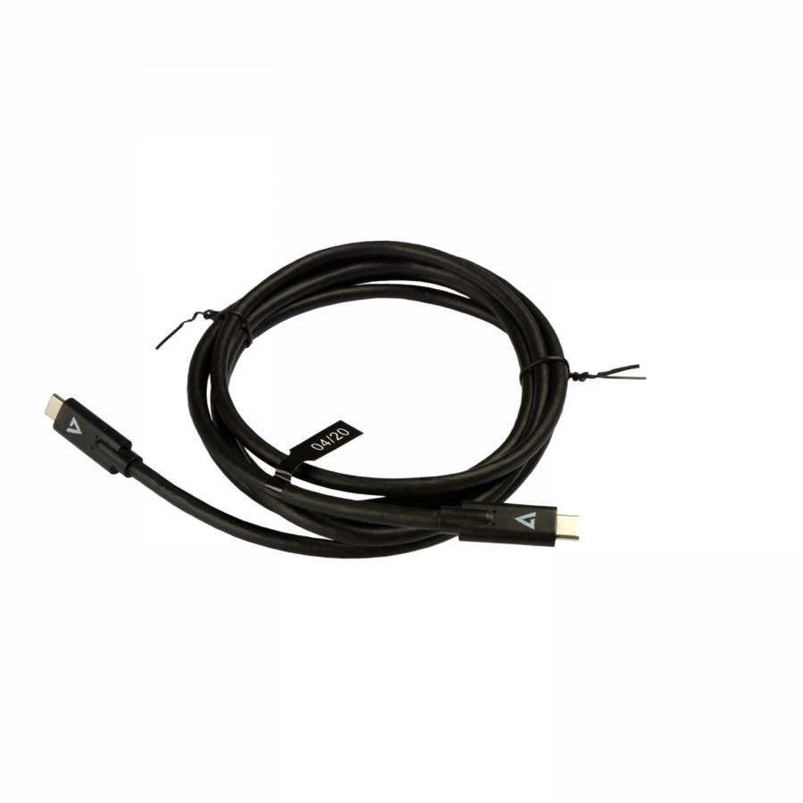 Rca Informatique - image du produit : USB-C 3.2 GEN1 CABLE 2M BLACK USB-C DATA PWR CABLE 5GBPS 5A