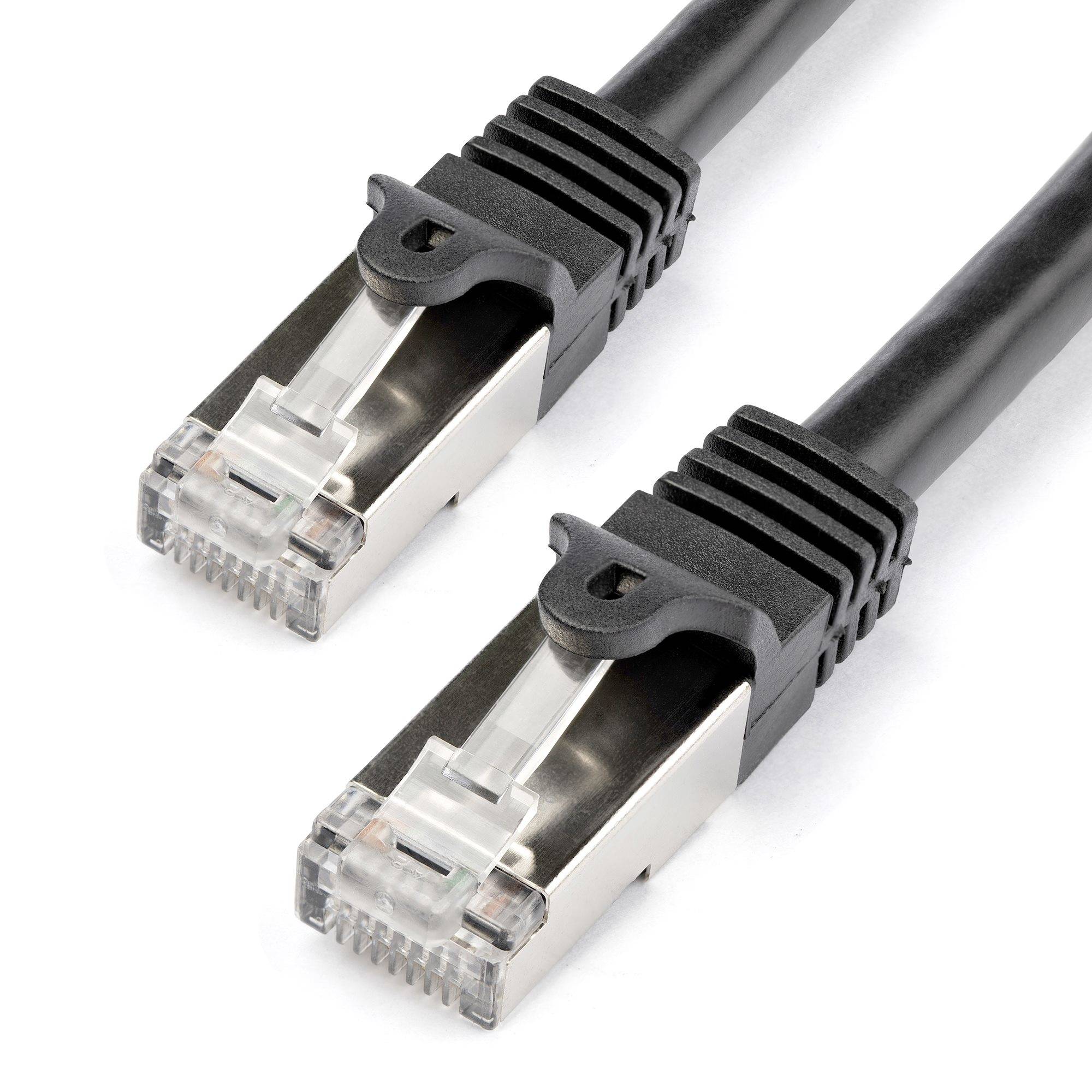 Rca Informatique - image du produit : CABLE RESEAU CAT6 SFTP SANS CROCHET DE 1 M - M/M - NOIR