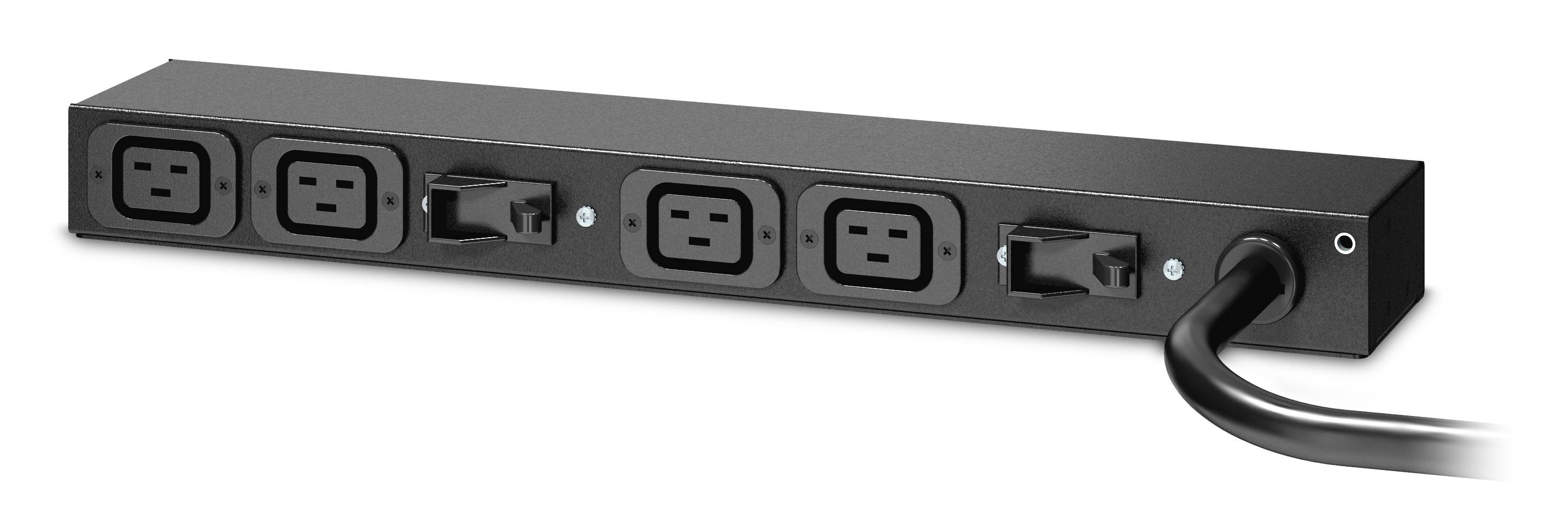 Rca Informatique - Image du produit : RACK PDU BASIC 0U/1U 220-240V 32A (4) C19 EMEA/ASIA