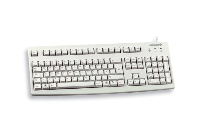 Rca Informatique - image du produit : QWERTY BUSINESS LINE USB US KEYBOARD GREY