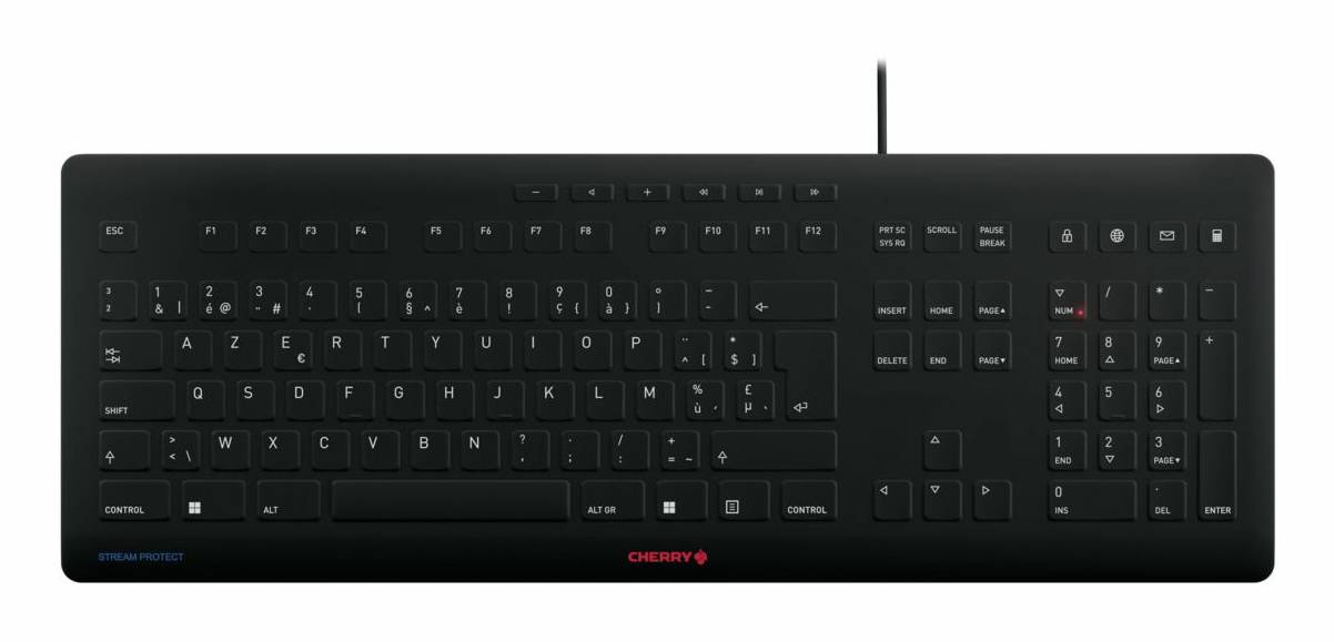 Rca Informatique - Image du produit : STREAM PROTECT WIRED BE BLACK AZERTY