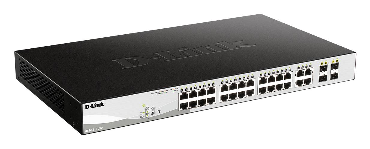 Rca Informatique - Image du produit : 24-PORT LAYER2 POE GIGABIT SMART MANAGED SWITCH