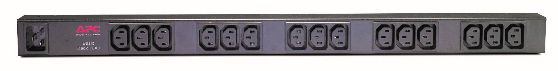 Rca Informatique - image du produit : RACK PDU BASIC ZERO U 16A 208/230V (15)C13