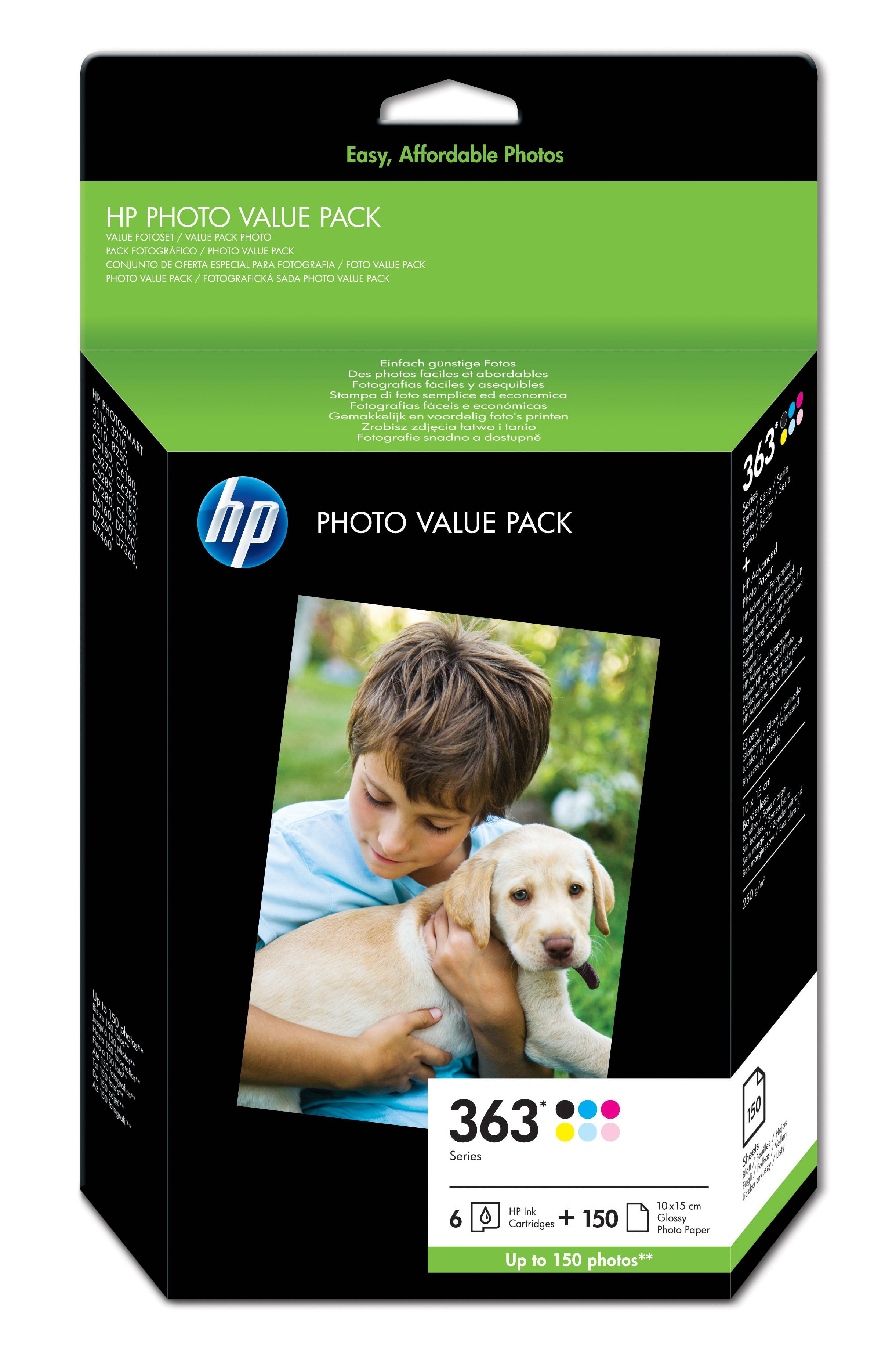 Rca Informatique - Image du produit : 363 SERIES PHOTO PACK CARTRIDGE 10X15CM 150SHEETS BLISTER