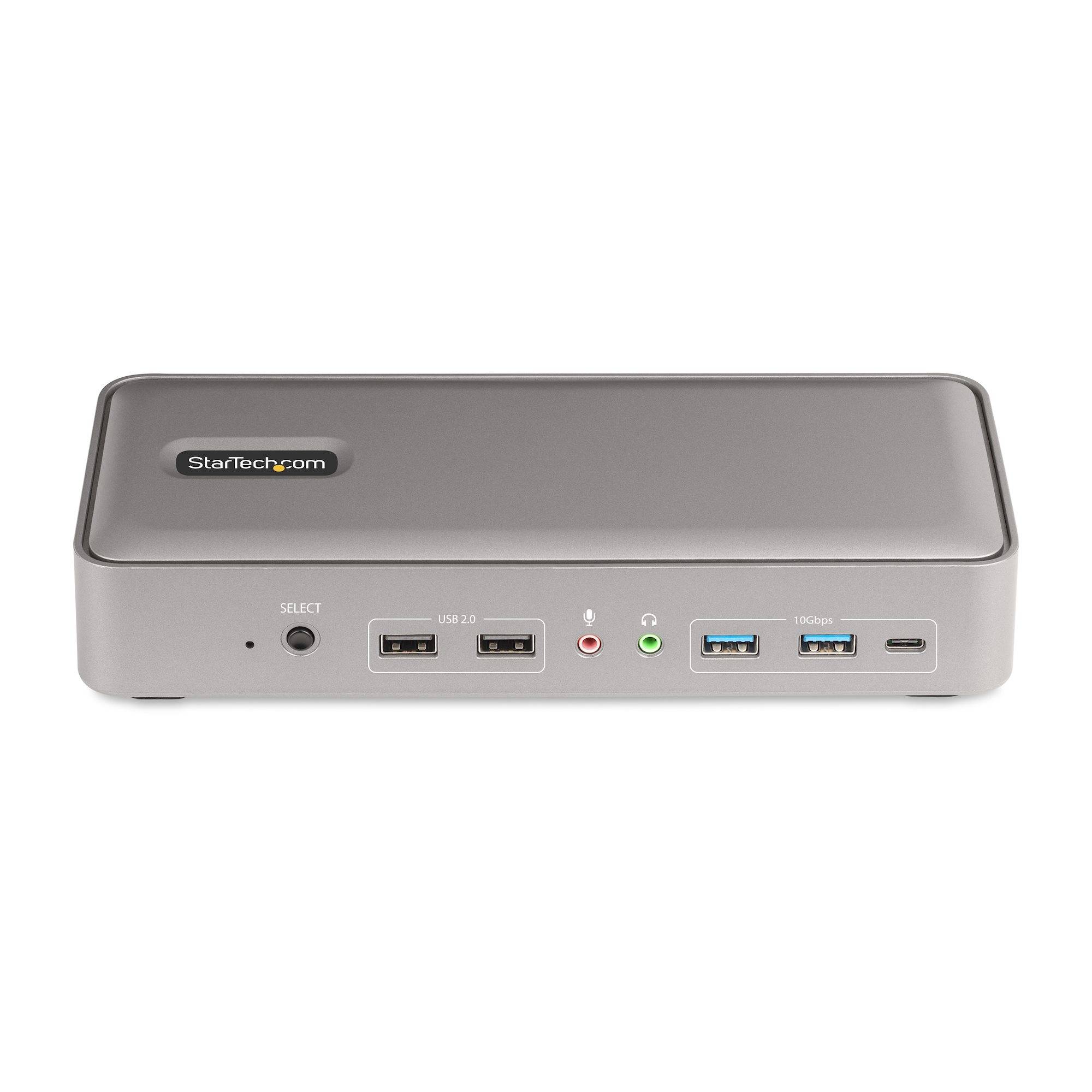 Rca Informatique - image du produit : DUAL-LAPTOP USB-C KVM DOCKING STATION - KVM SWITCH DOCK