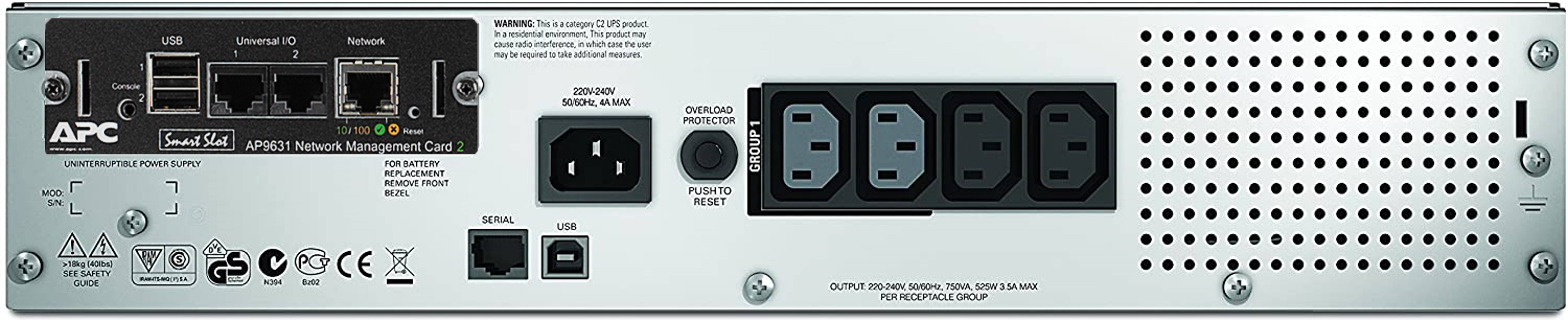 Rca Informatique - image du produit : SMT750RMI2U + NC .