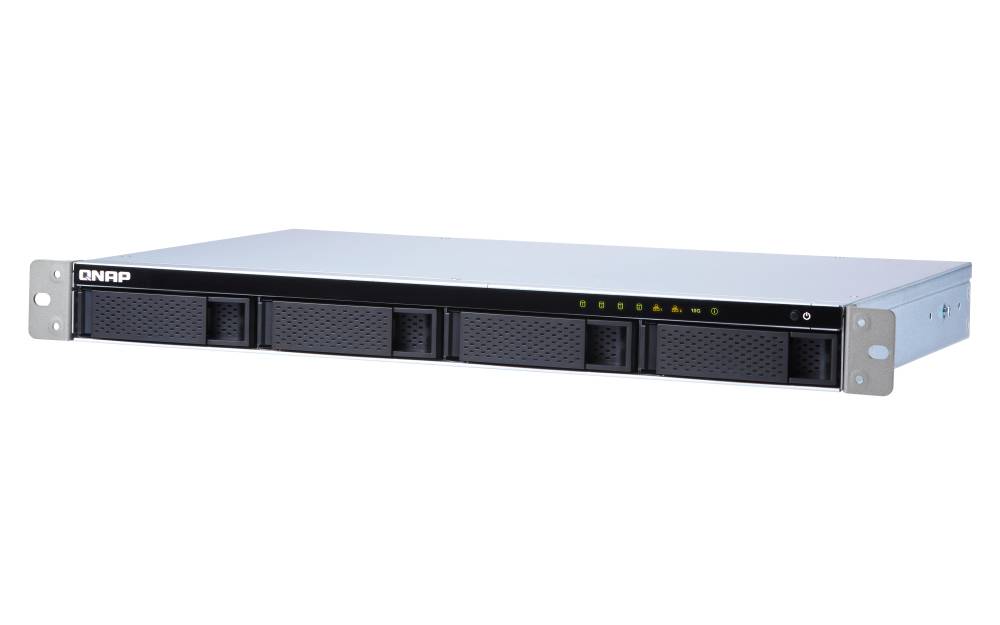 Rca Informatique - image du produit : 4-BAY QUAD-CORE 1.7 GHZ SHORT-DEPTH RACKMOUNT NAS WITH 1