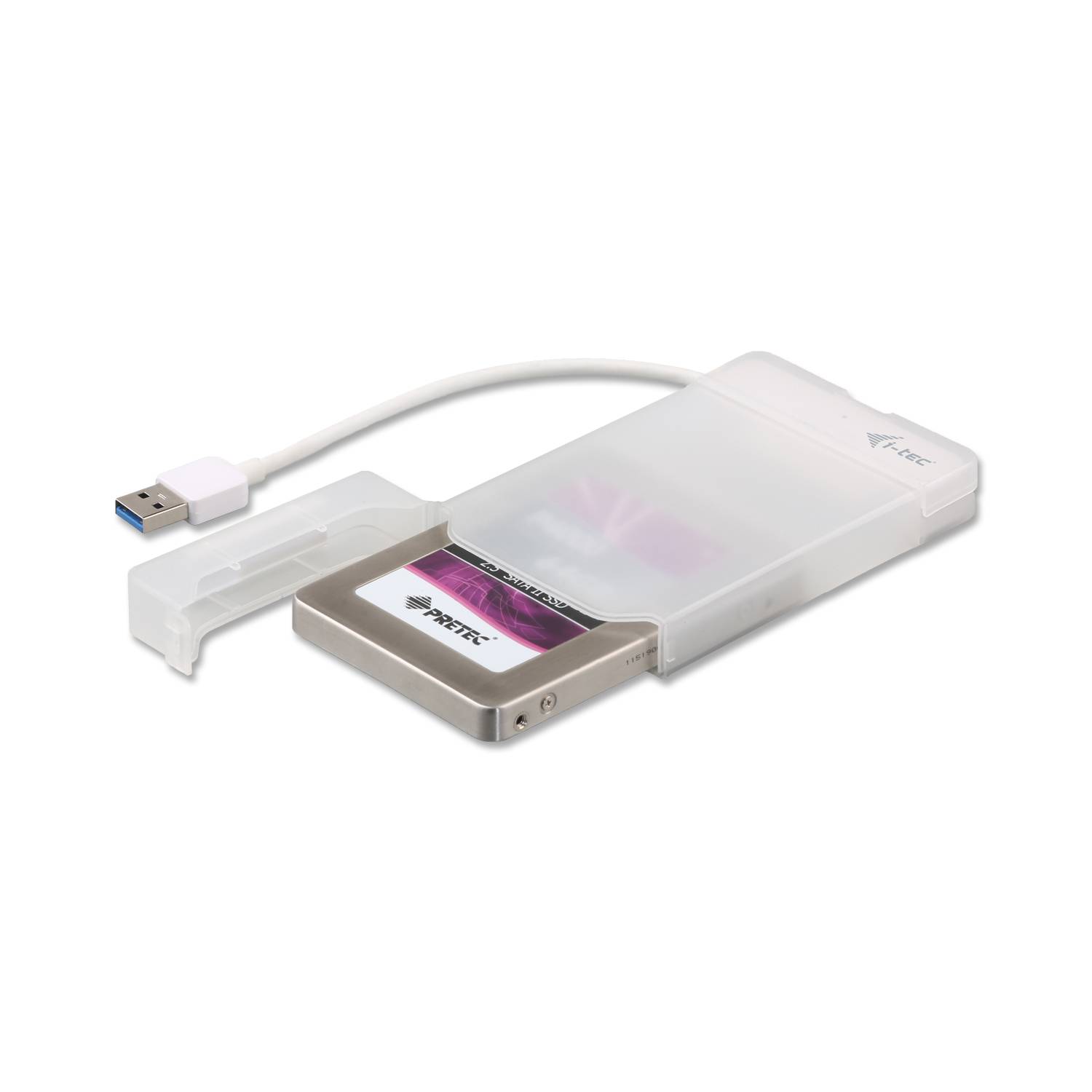 Rca Informatique - Image du produit : I-TEC USB 3.0 CASE HDD SSD EASY EXT 2.5IN SATA I/II/III WHITE