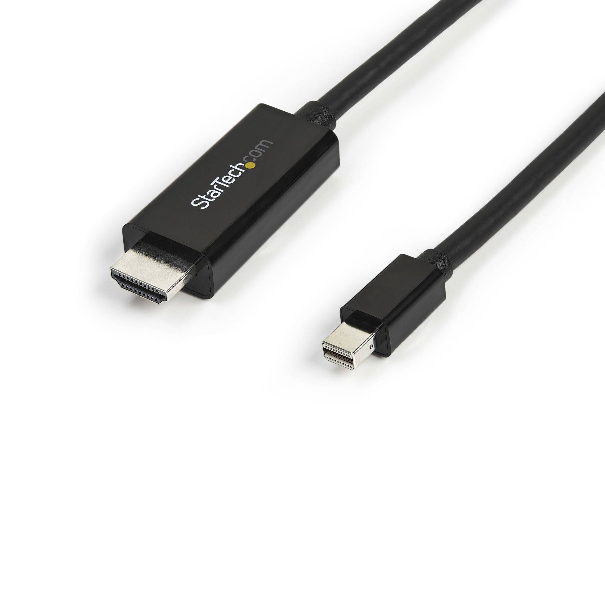 Rca Informatique - Image du produit : CABLE ADAPTATEUR MINI DP VERS HDMI DE 3 M - M/M - 4K - NOIR