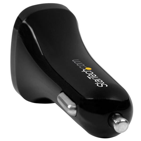 Rca Informatique - image du produit : CHARGEUR DE VOITURE USB A 2 PORTS - (24 W/48 A) - NOIR