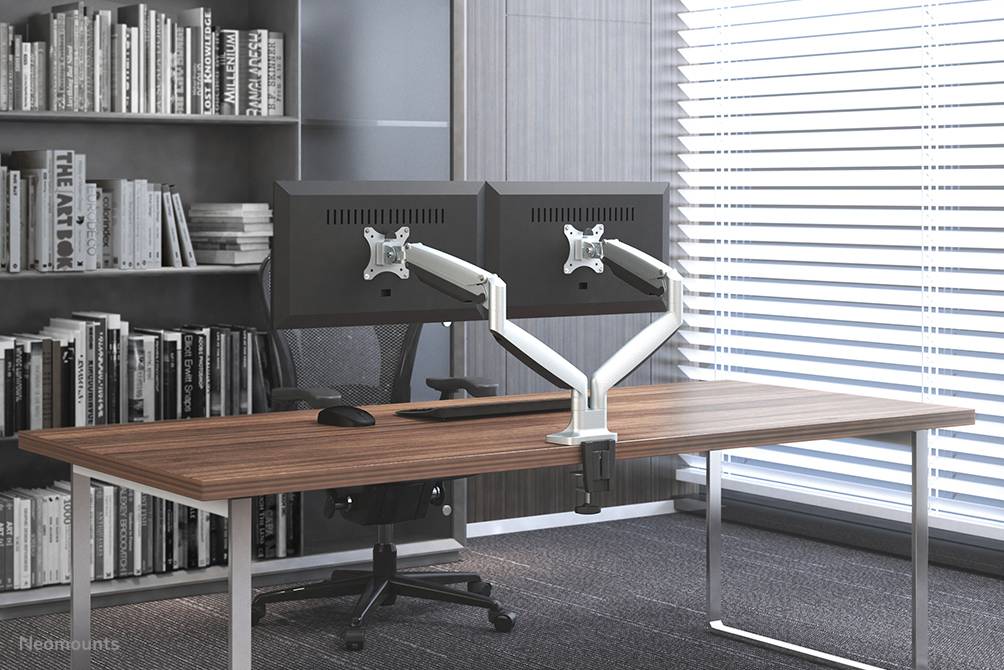 Rca Informatique - image du produit : NEOMOUNTS DESK MOUNT F/10-32IN SILVER