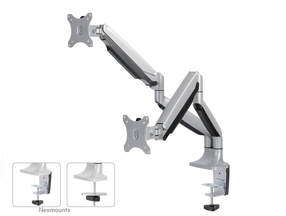 Rca Informatique - image du produit : NEOMOUNTS DESK MOUNT F/10-32IN SILVER