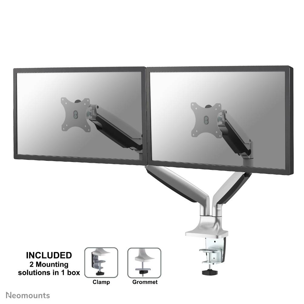 Rca Informatique - Image du produit : NEOMOUNTS DESK MOUNT F/10-32IN SILVER