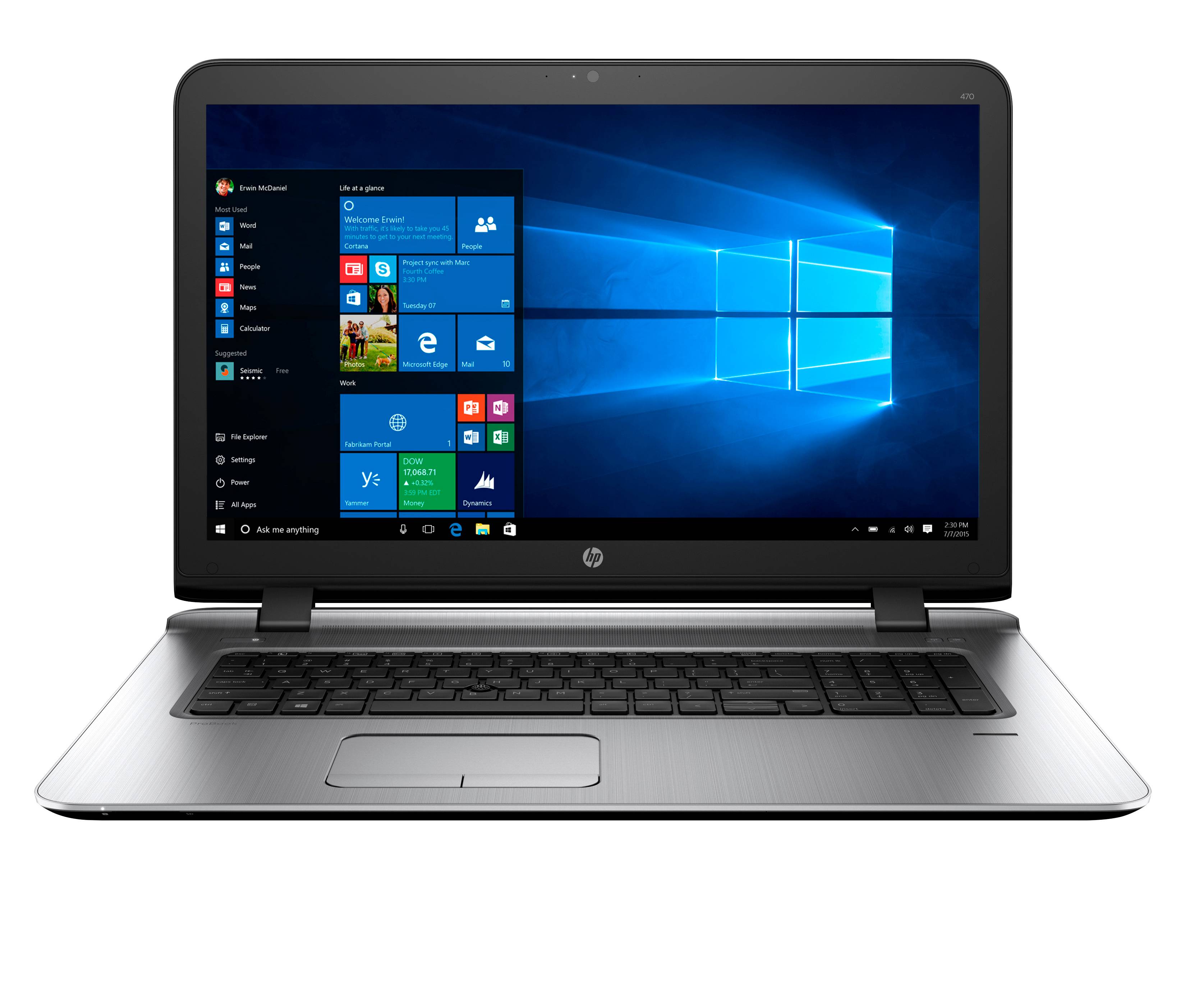 Rca Informatique - image du produit : PBOOK 470 G3 CORE I5-6200U 1TB 8 GO 17.3IN DVDRW W10        FR