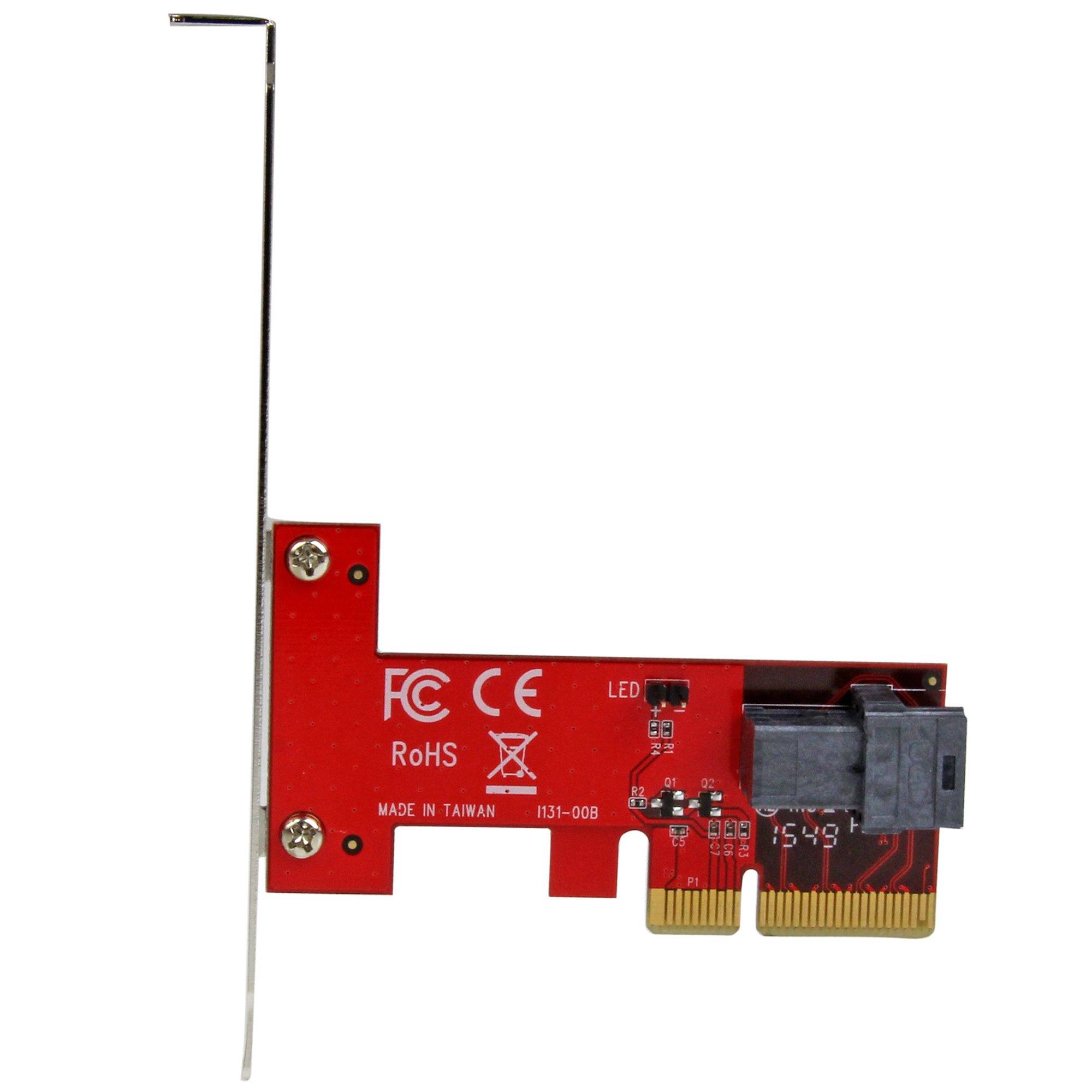 Rca Informatique - image du produit : ADAPTATEUR PCIE X4 VERS SFF-8643 POUR SSD U.2 NVME 25  I