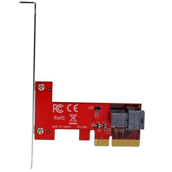 Rca Informatique - image du produit : ADAPTATEUR PCIE X4 VERS SFF-8643 POUR SSD U.2 NVME 25  I