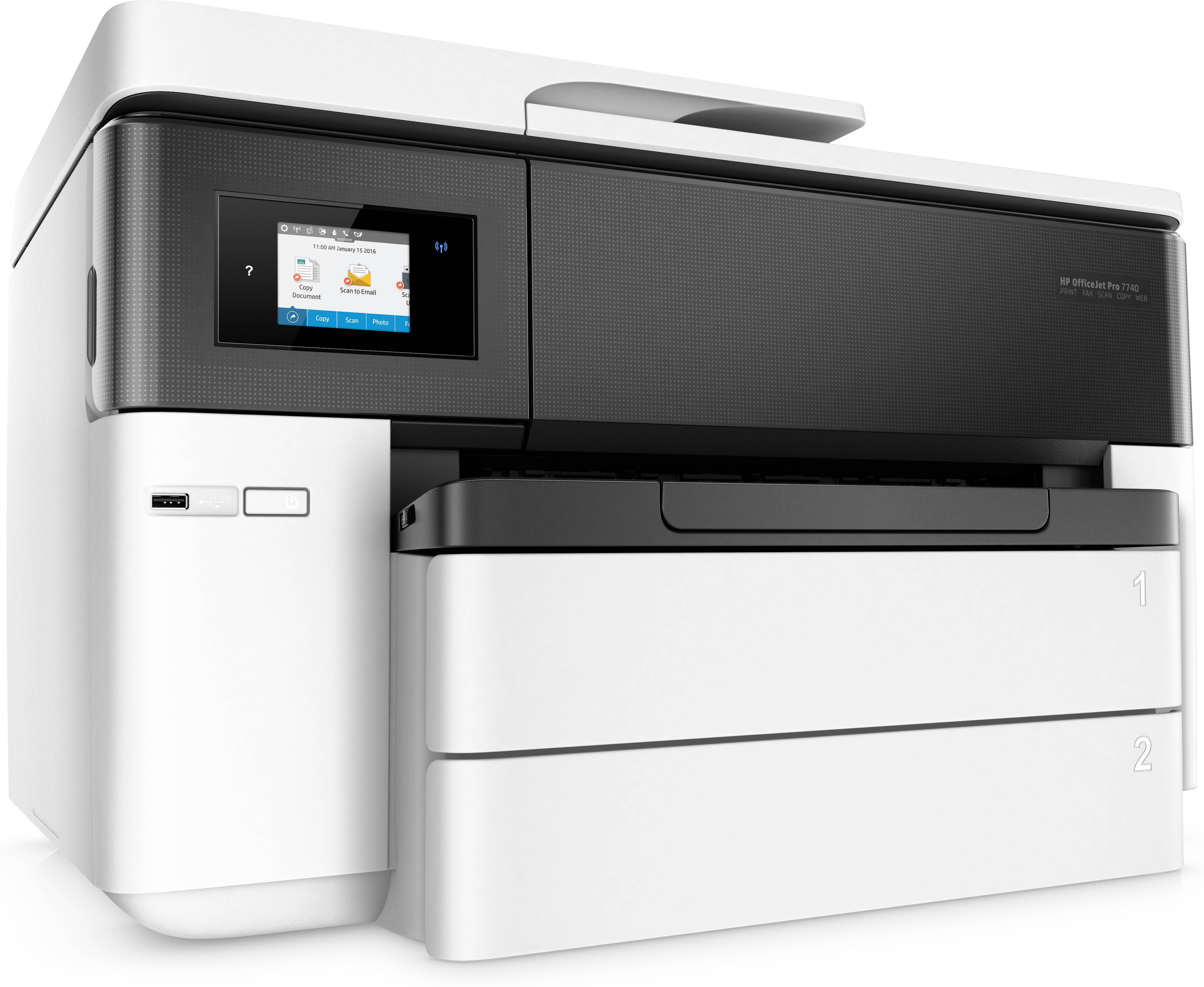 Rca Informatique - image du produit : OFFICEJET 7740 MFP PRO 21/17PPM A3/A4