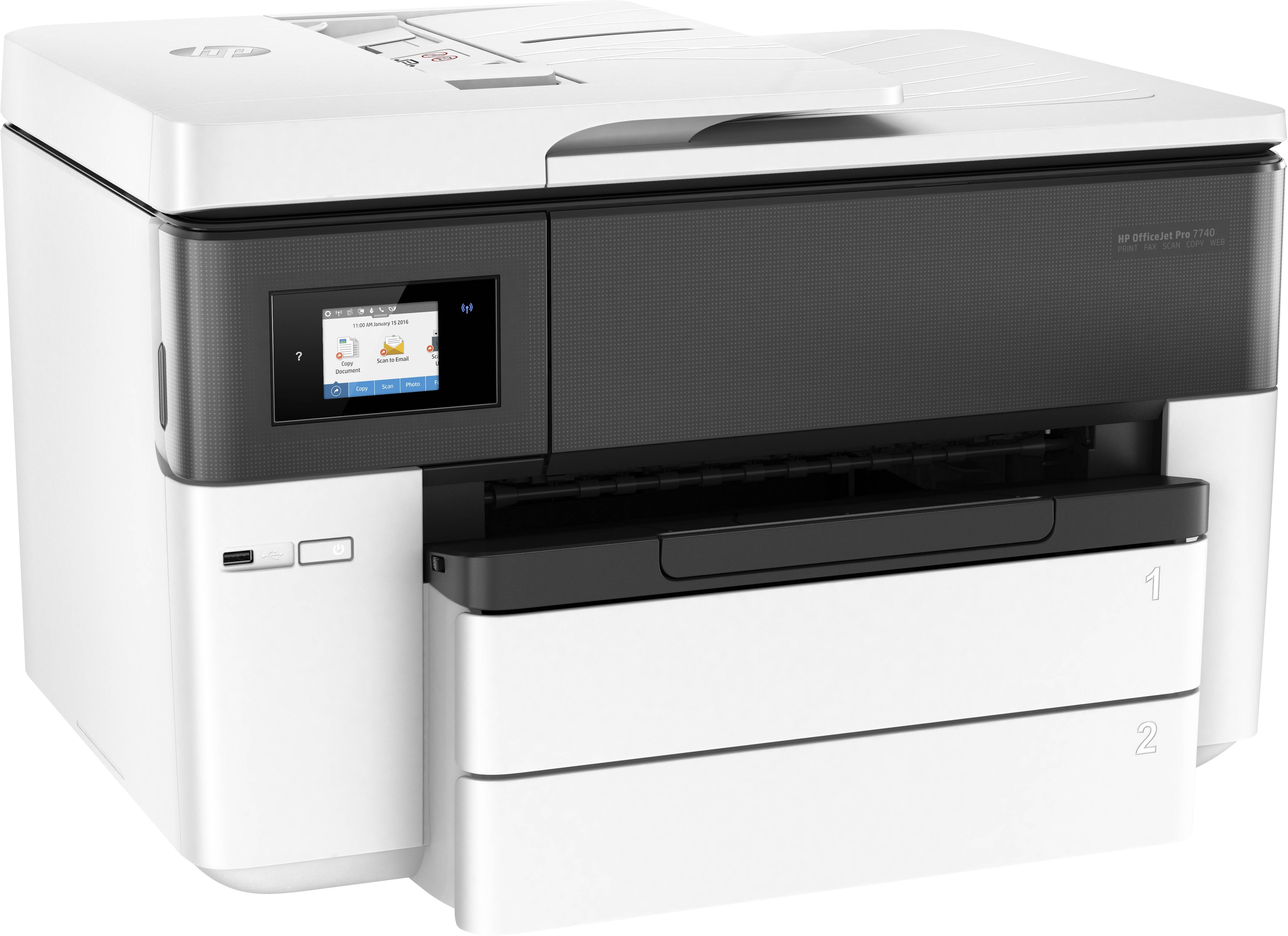 Rca Informatique - image du produit : OFFICEJET 7740 MFP PRO 21/17PPM A3/A4