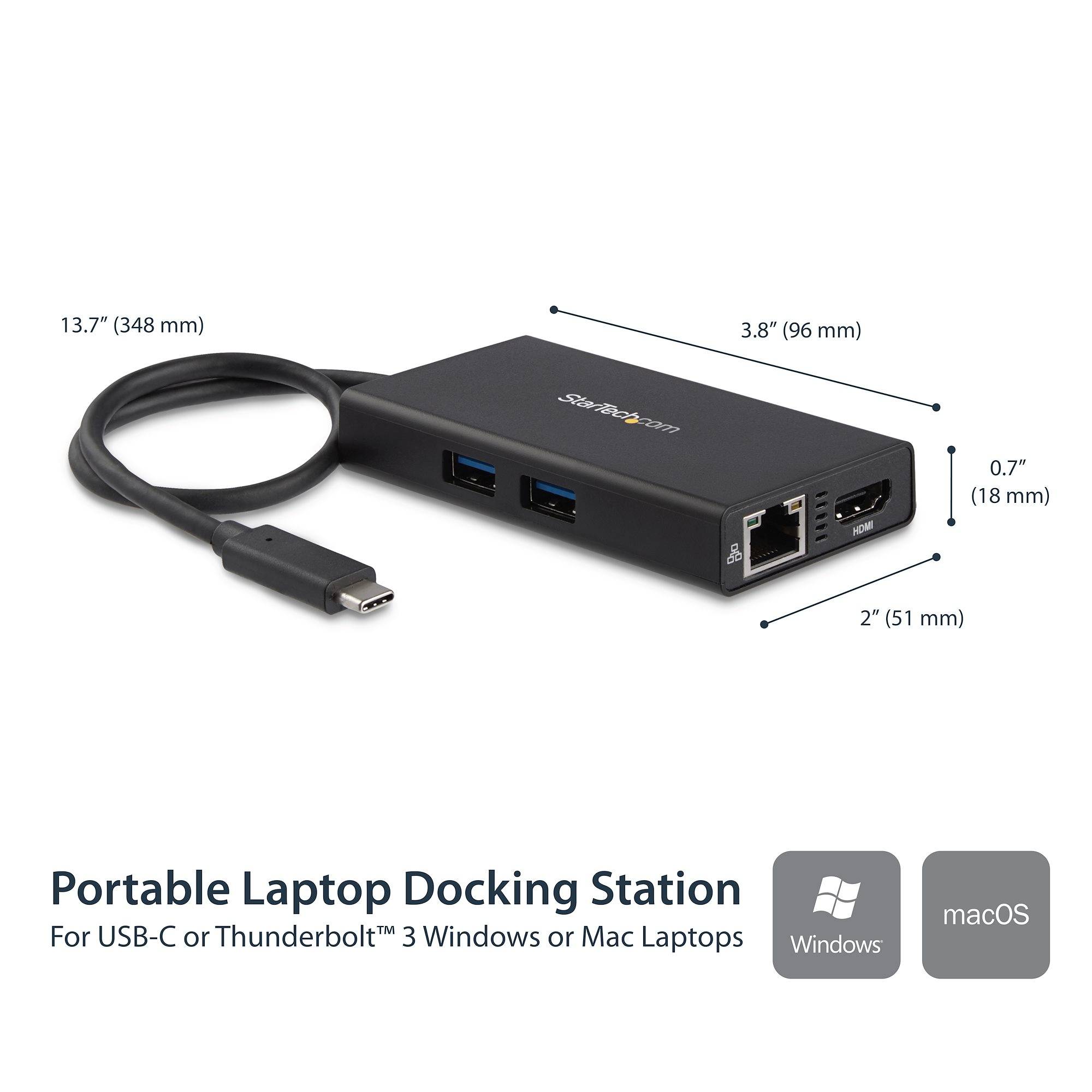 Rca Informatique - image du produit : ADAPTATEUR USB TYPE-C POUR PC PORTABLE - POWER DELIVERY - HDMI